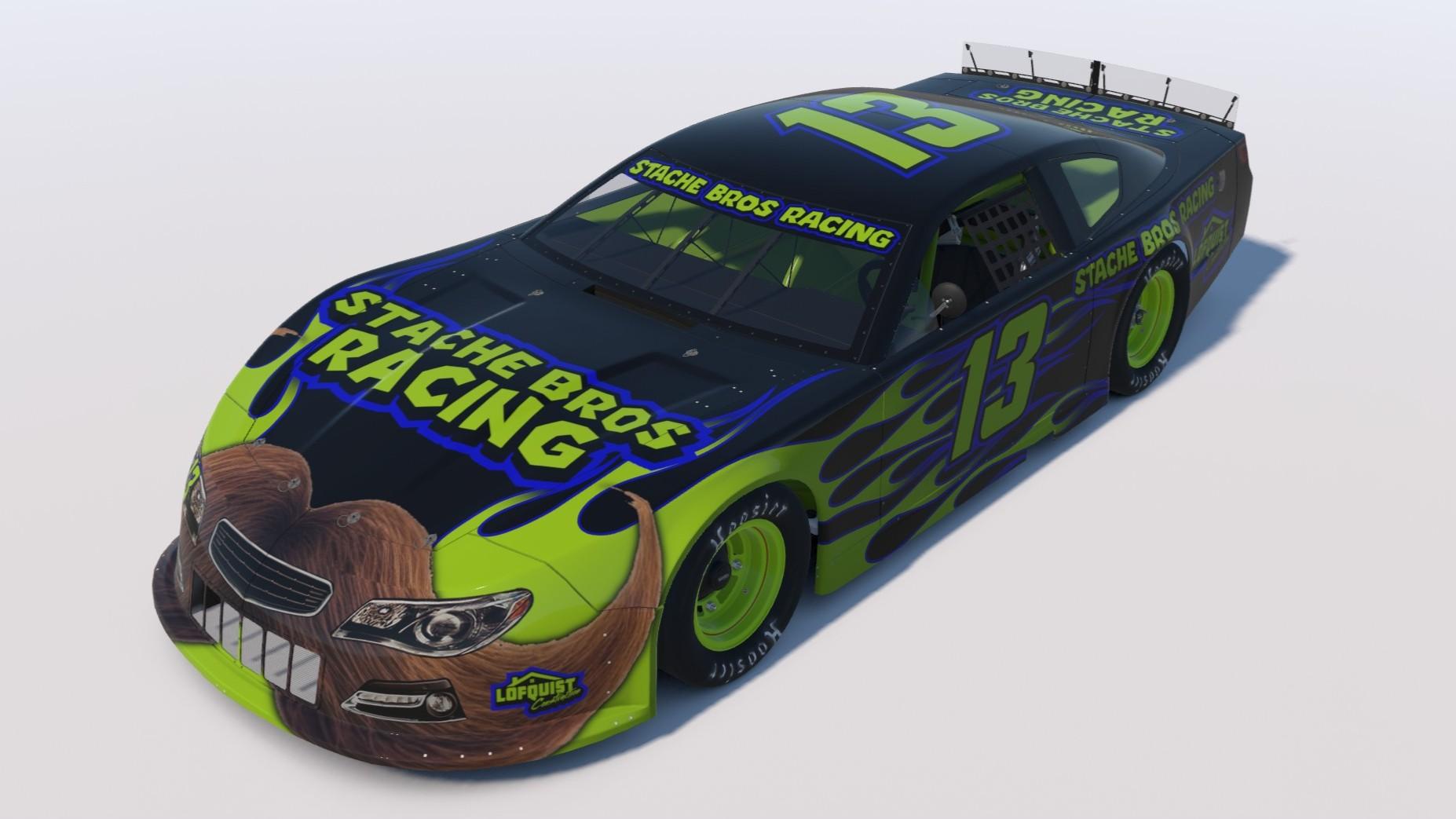 Preview of Stache Bros Racing Super Late Model by Mike Lofquist2