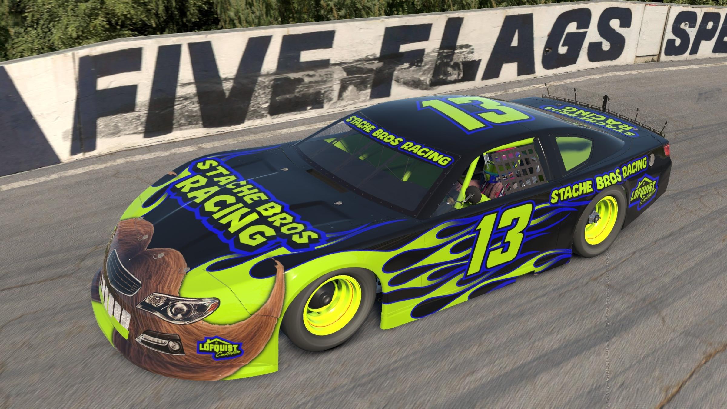 Preview of Stache Bros Racing Super Late Model by Mike Lofquist2