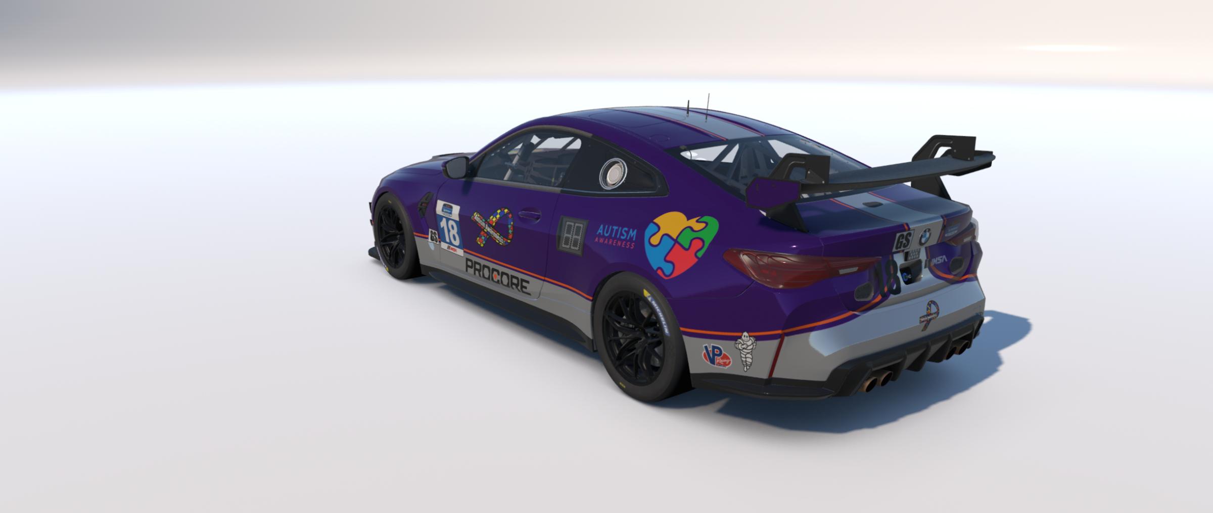 Preview of Autism Awareness BMW M4 G82 GT4 Evo by Jacob Freeman