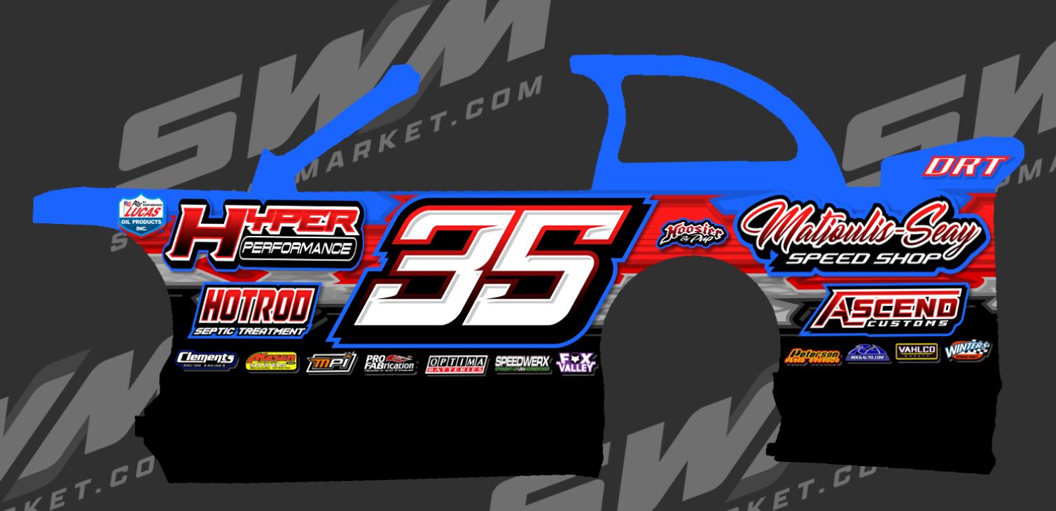 Preview of Bubba Walker Blue Red Hyper by Bubba Walker