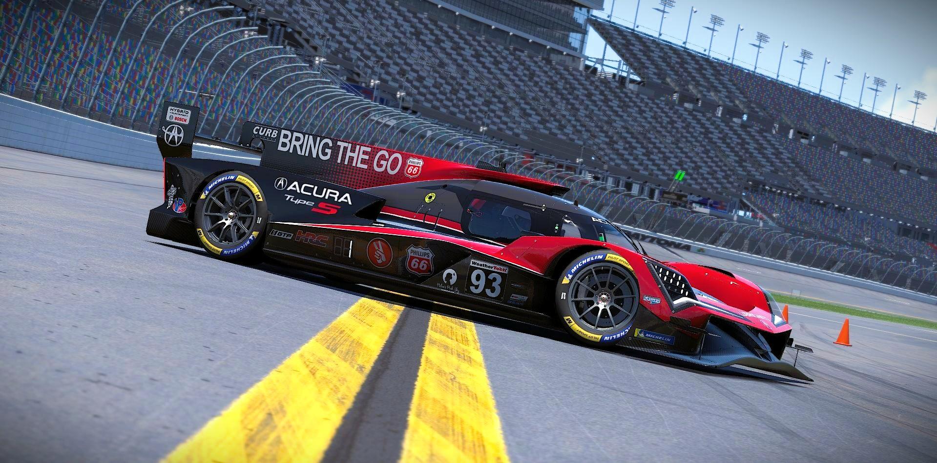 Preview of Meyer Shank Racing #93 2025 IMSA Daytona Test Livery by Samuel J Ball