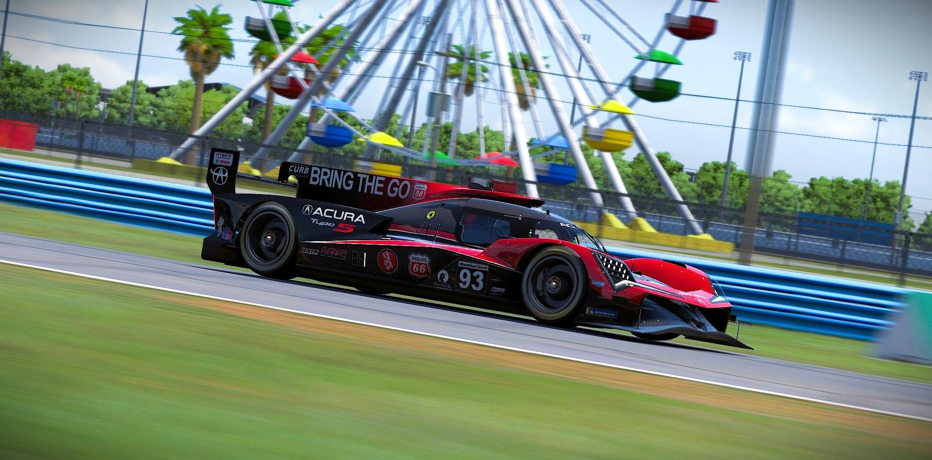 Preview of Meyer Shank Racing #93 2025 IMSA Daytona Test Livery by Samuel J Ball