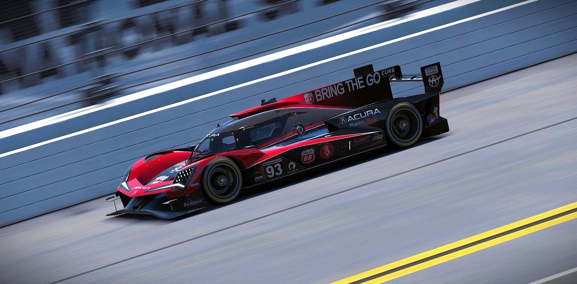 Preview of Meyer Shank Racing #93 2025 IMSA Daytona Test Livery by Samuel J Ball