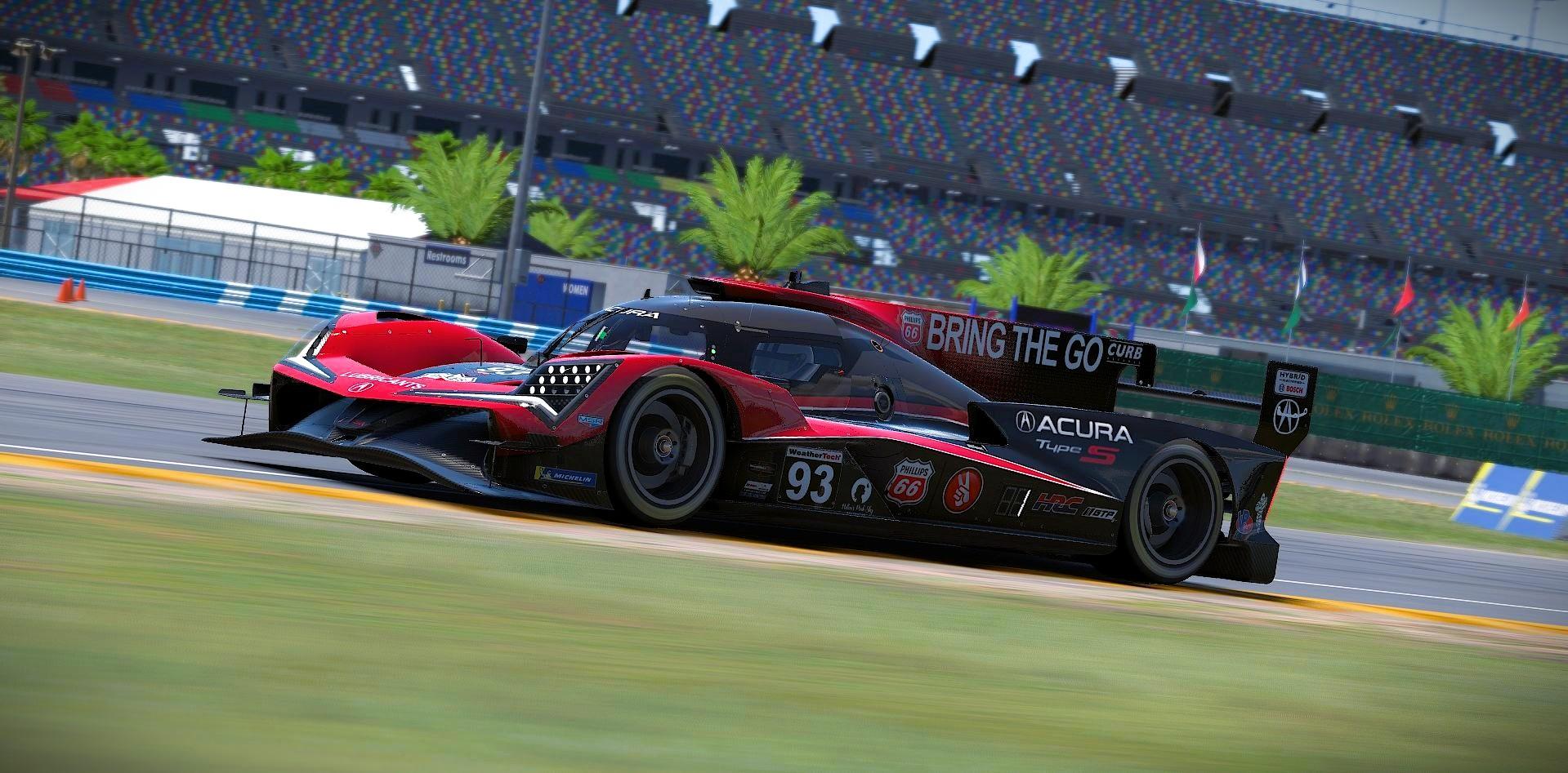 Preview of Meyer Shank Racing #93 2025 IMSA Daytona Test Livery by Samuel J Ball