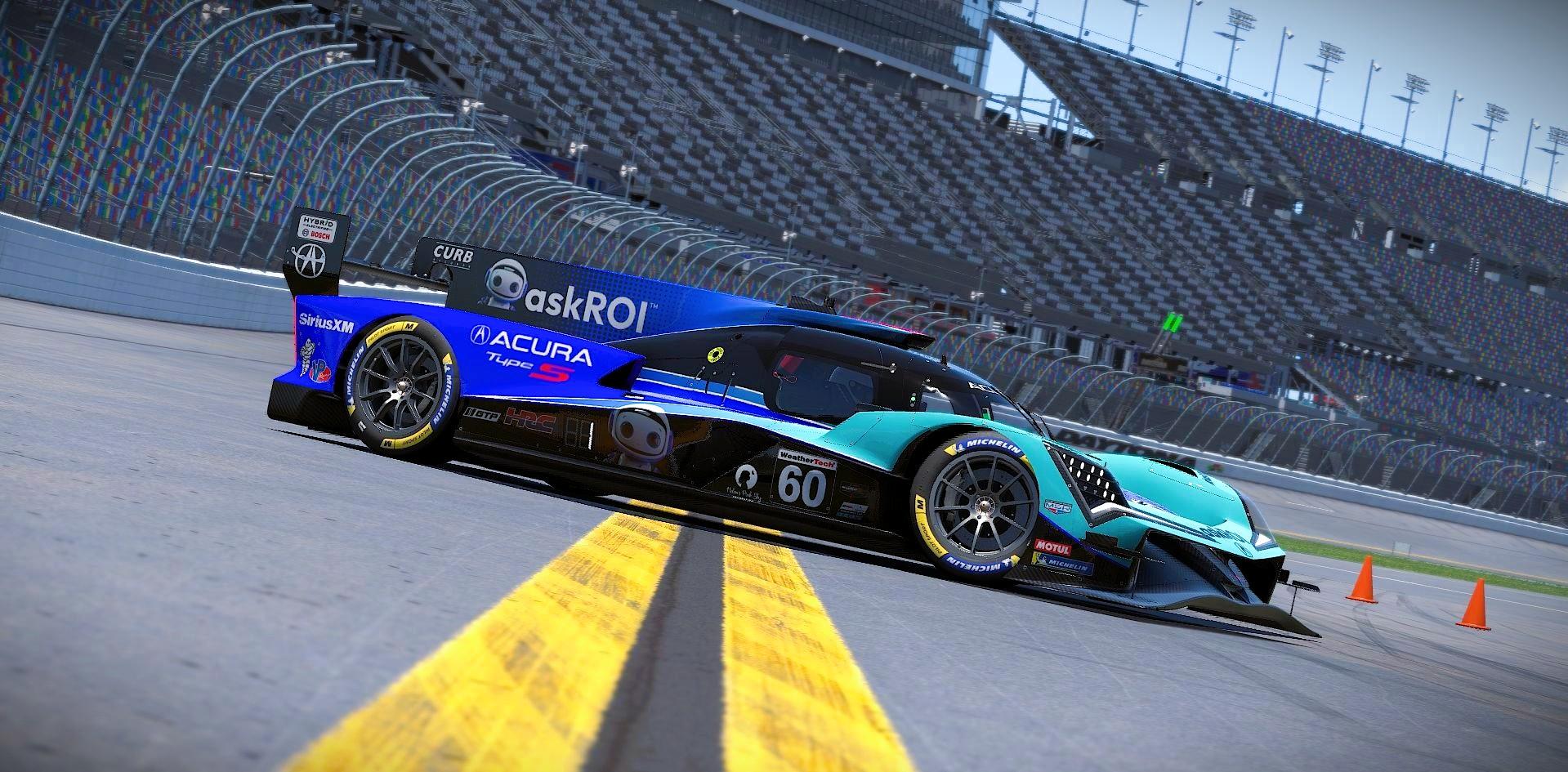 Preview of Meyer Shank Racing #60 2025 IMSA Daytona Test Livery by Samuel J Ball