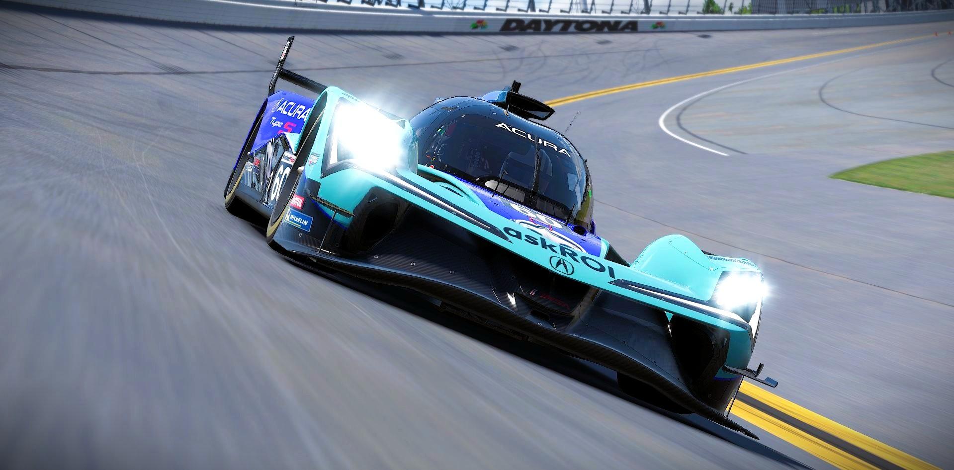 Preview of Meyer Shank Racing #60 2025 IMSA Daytona Test Livery by Samuel J Ball