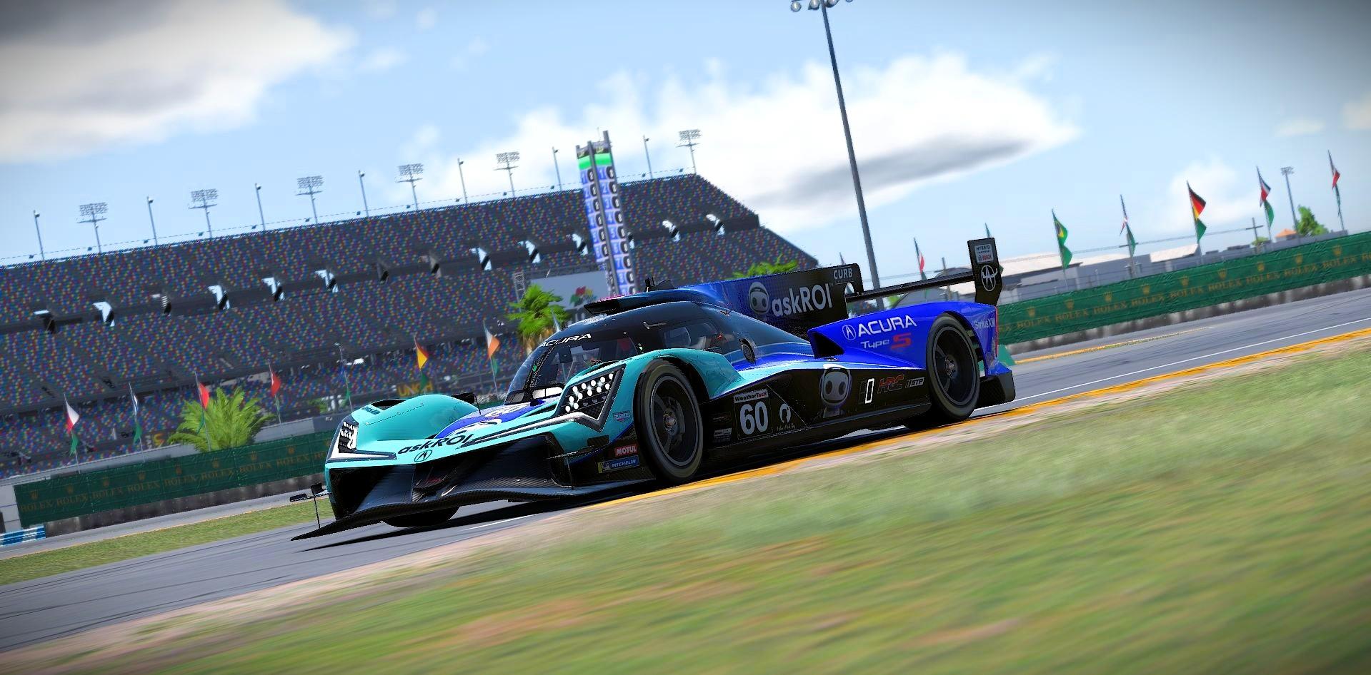 Preview of Meyer Shank Racing #60 2025 IMSA Daytona Test Livery by Samuel J Ball