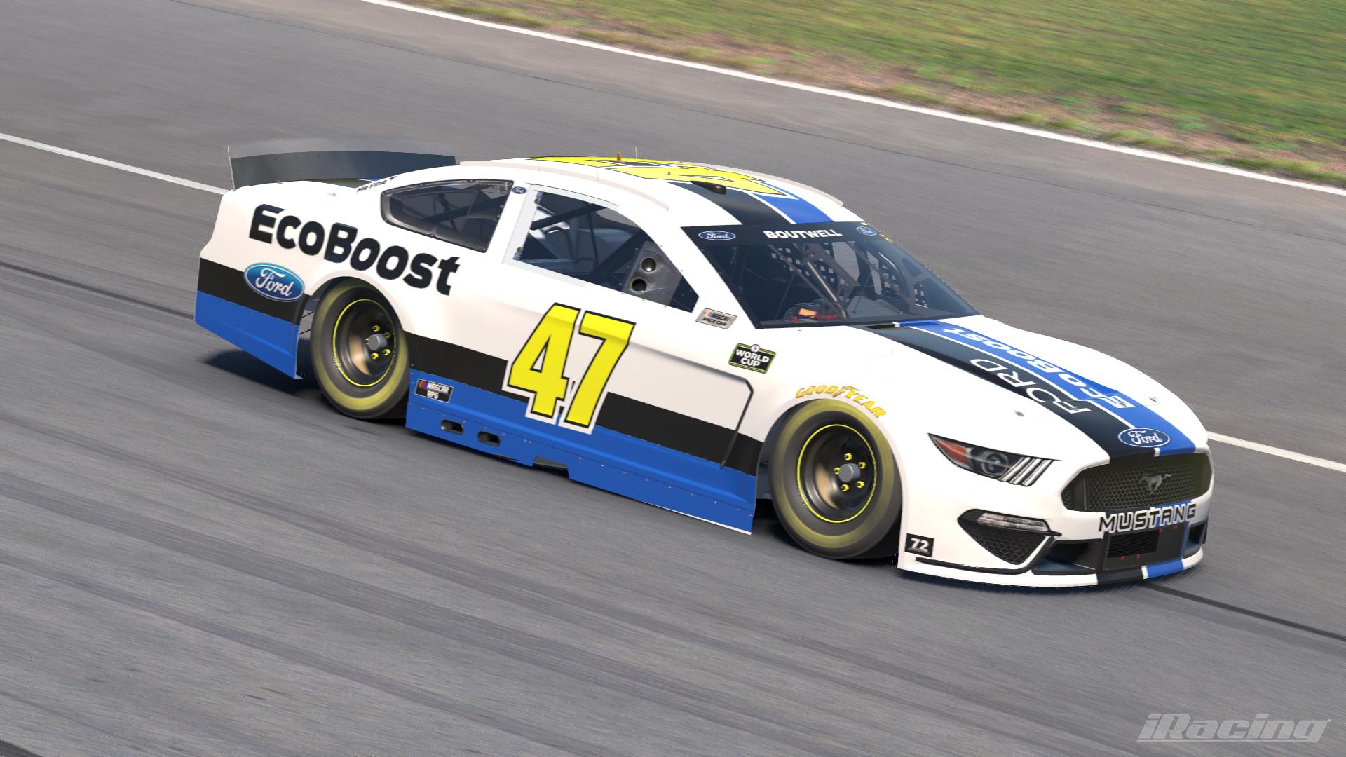Preview of Sam Boutwell 2025B OSCA World Cup Mustang (White Ford EcoBoost) by Vic Bloom