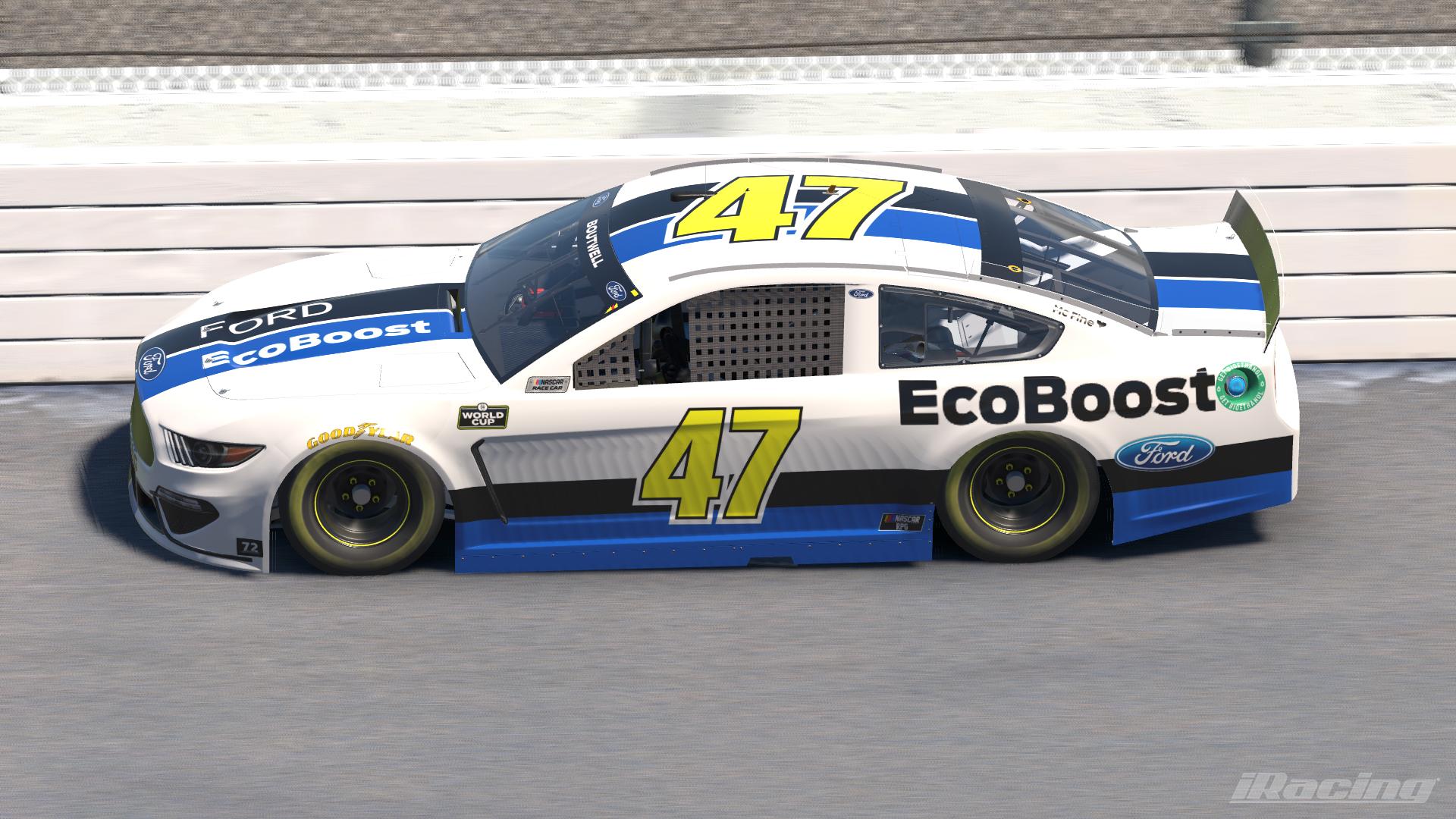 Preview of Sam Boutwell 2025B OSCA World Cup Mustang (White Ford EcoBoost) by Vic Bloom