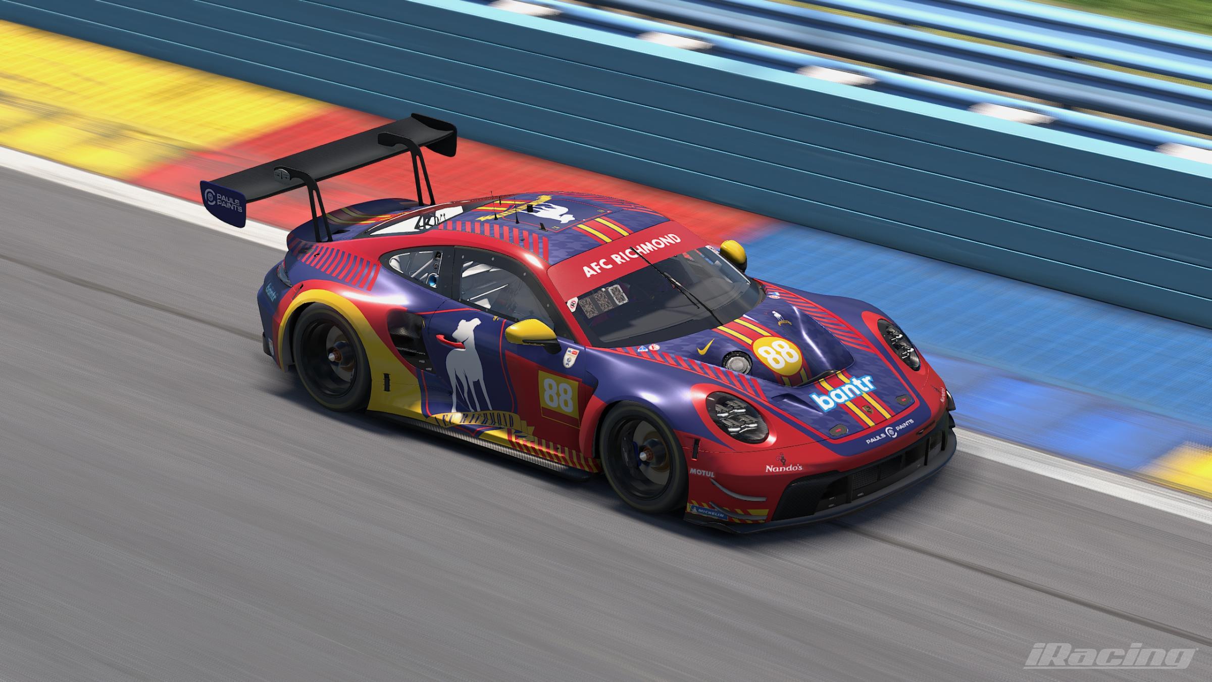 Preview of 2025 AFC Richmond (Ted Lasso) Porsche 911 GT3R by Paul R Chaloner