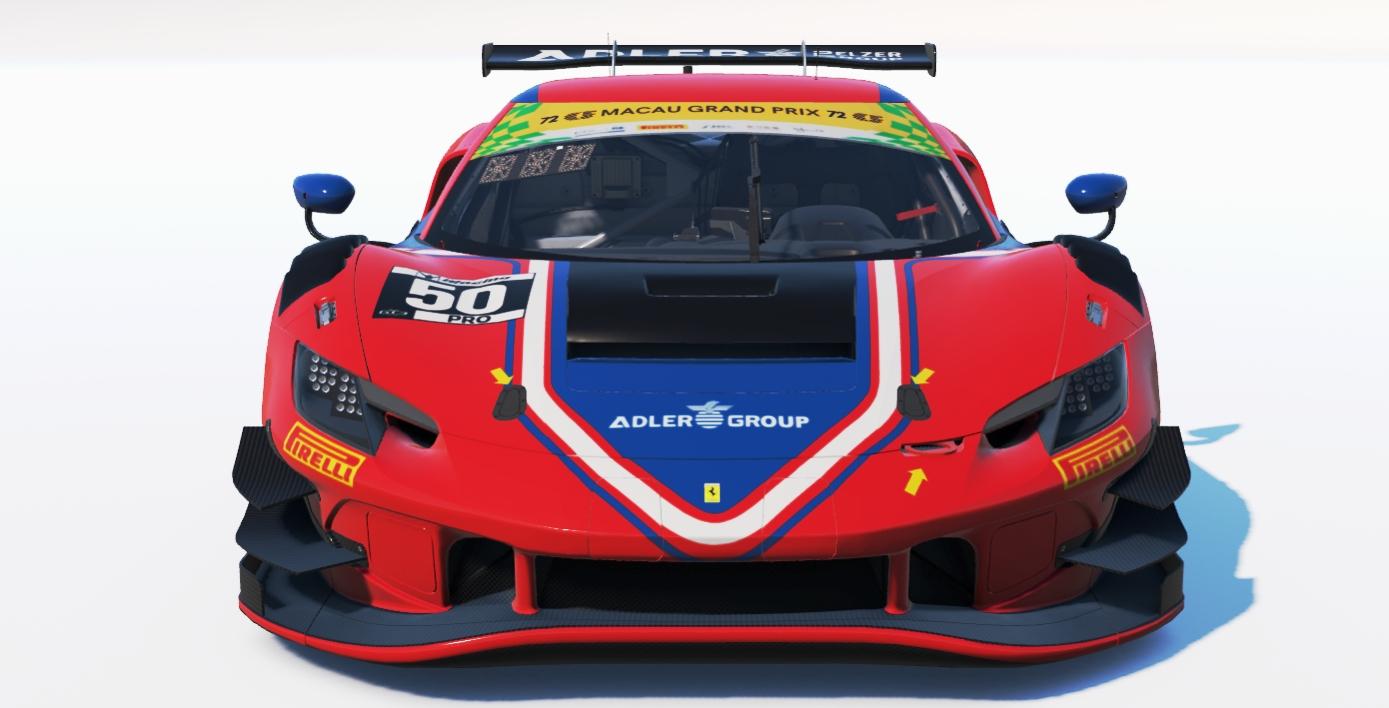 Preview of Ferrari 296 GT3 Macau by Don Craig