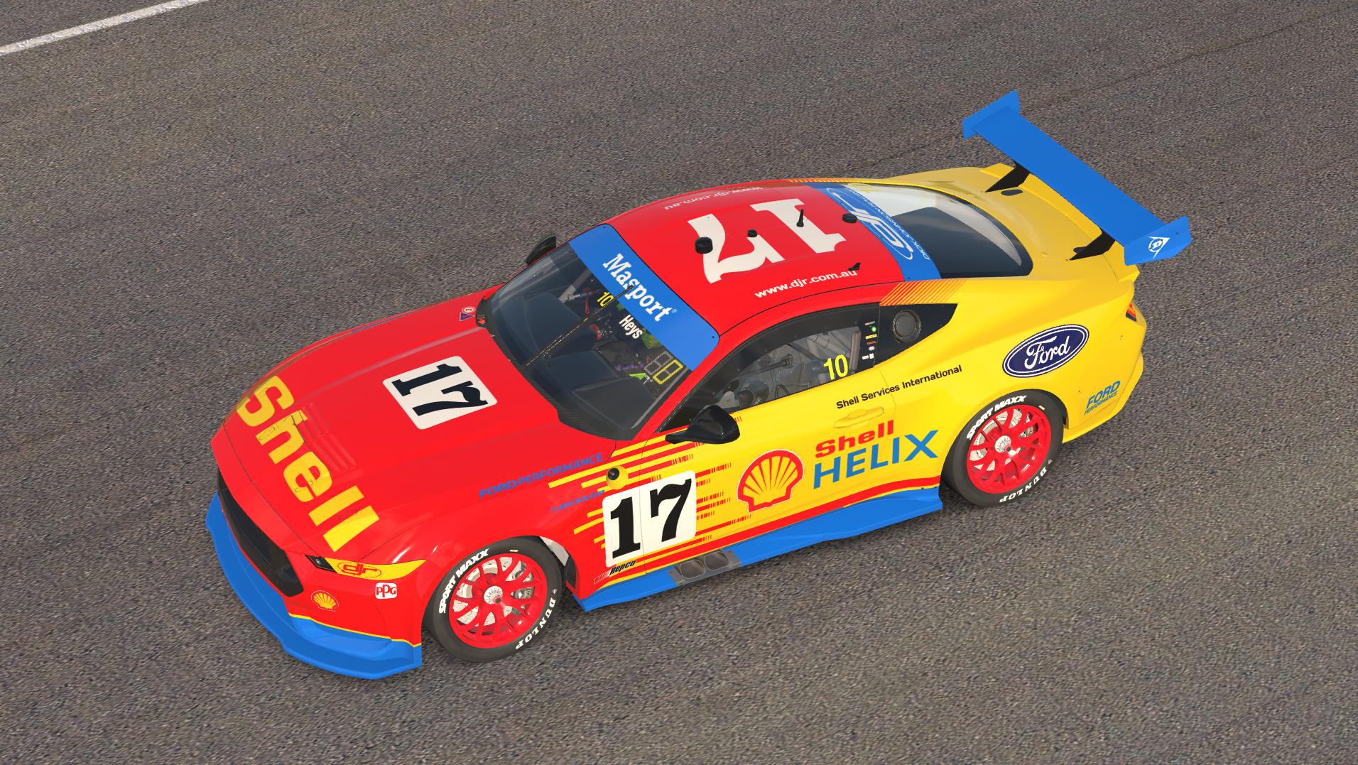 Preview of (Retro) Shell Helix Racing (Dick Johnson Racing) - 1998 - Car #17 - Driven by:- Dick Johnson by Brad Heys