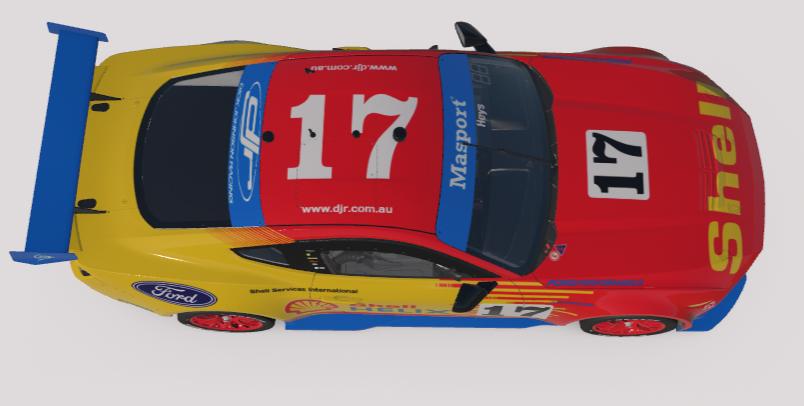 Preview of (Retro) Shell Helix Racing (Dick Johnson Racing) - 1998 - Car #17 - Driven by:- Dick Johnson by Brad Heys