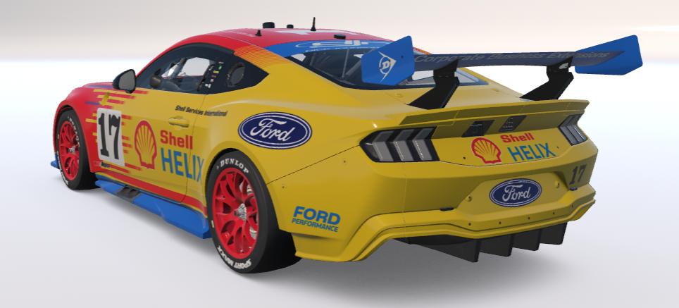 Preview of (Retro) Shell Helix Racing (Dick Johnson Racing) - 1998 - Car #17 - Driven by:- Dick Johnson by Brad Heys