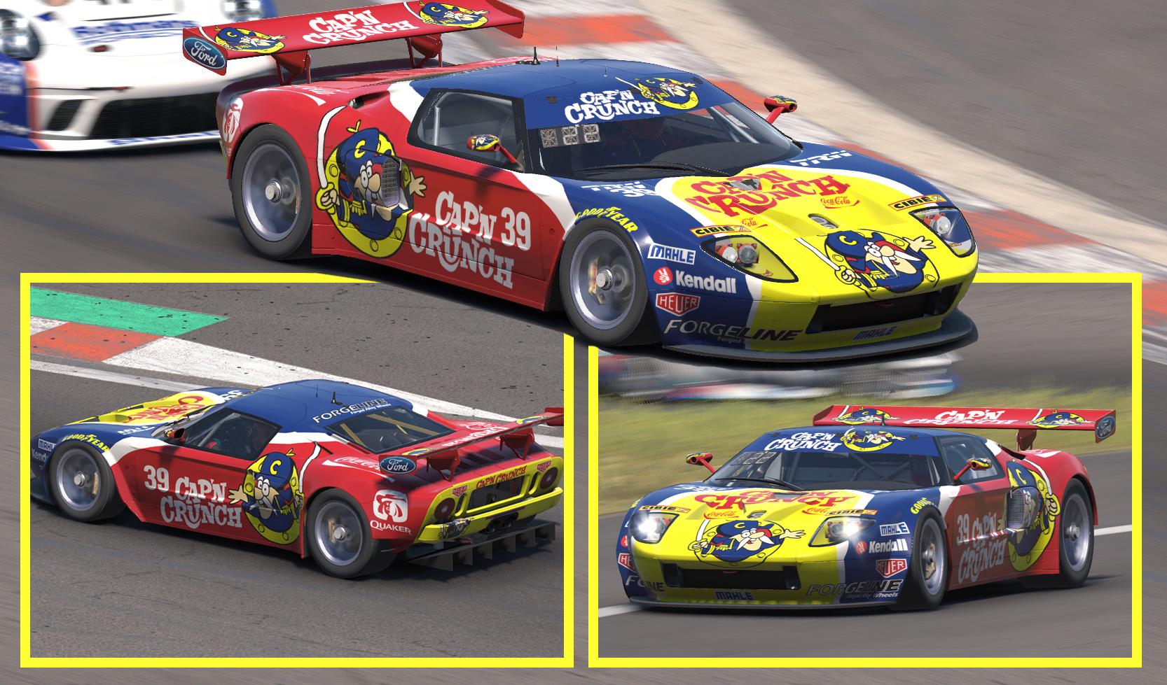 Preview of Ford GT3 Cap N Crunch by Clyde Coman