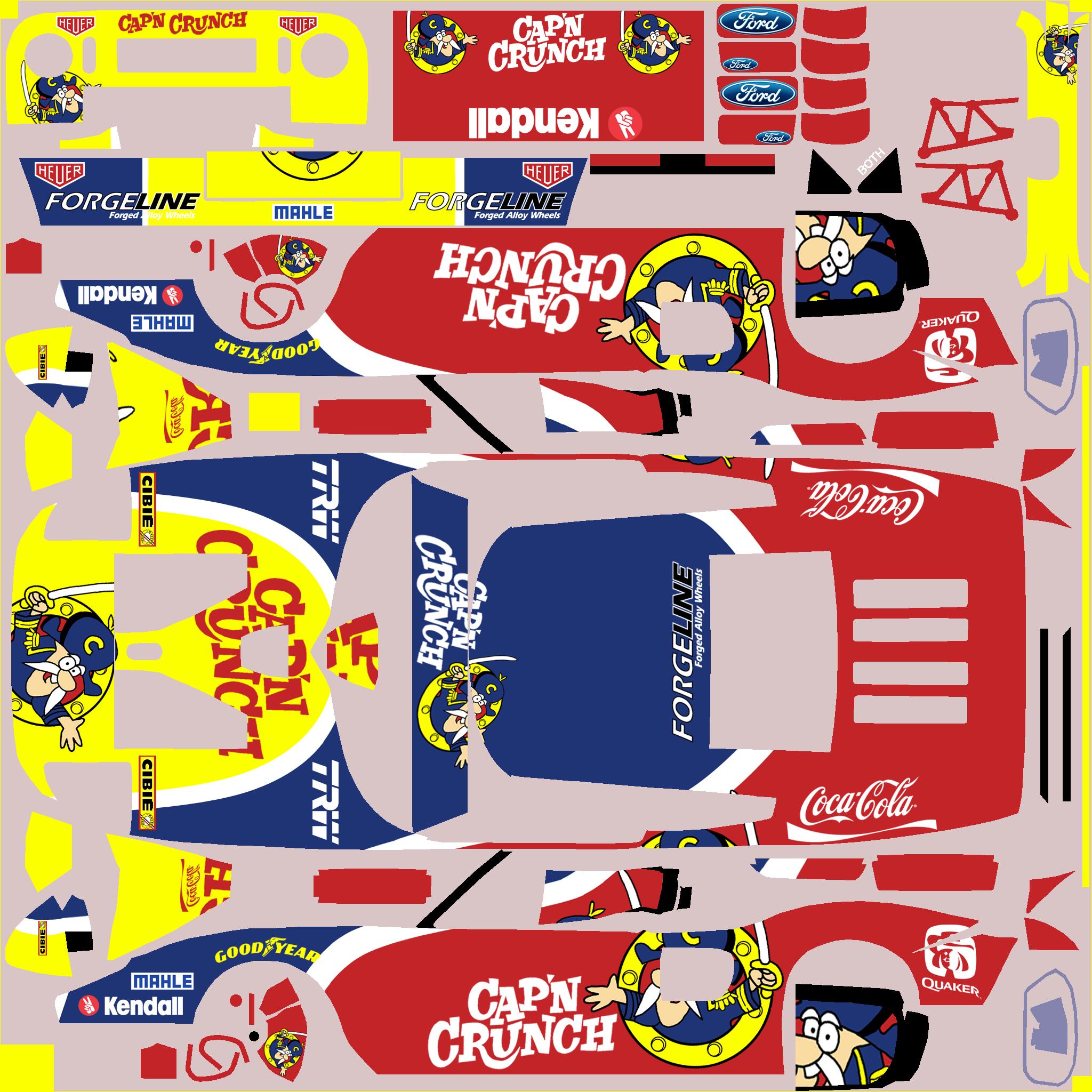 Preview of Ford GT3 Cap N Crunch by Clyde Coman