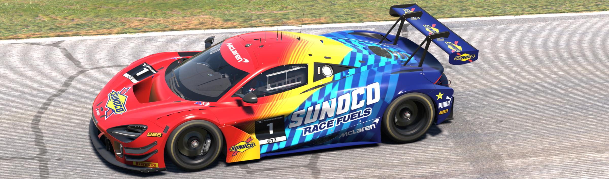 Preview of Sunoco Mclaren 720s GT3 EVO ... NO # by Bernie Mobbs