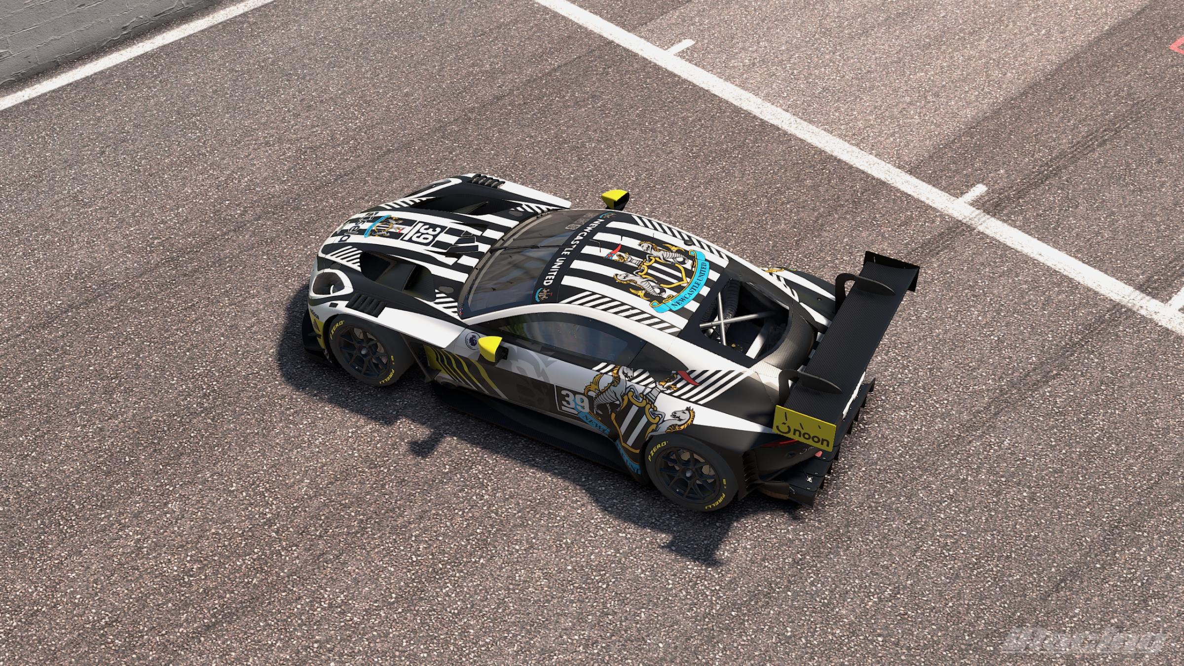 Preview of 2025 Newcastle United Aston Martin GT3 Evo by Paul R Chaloner