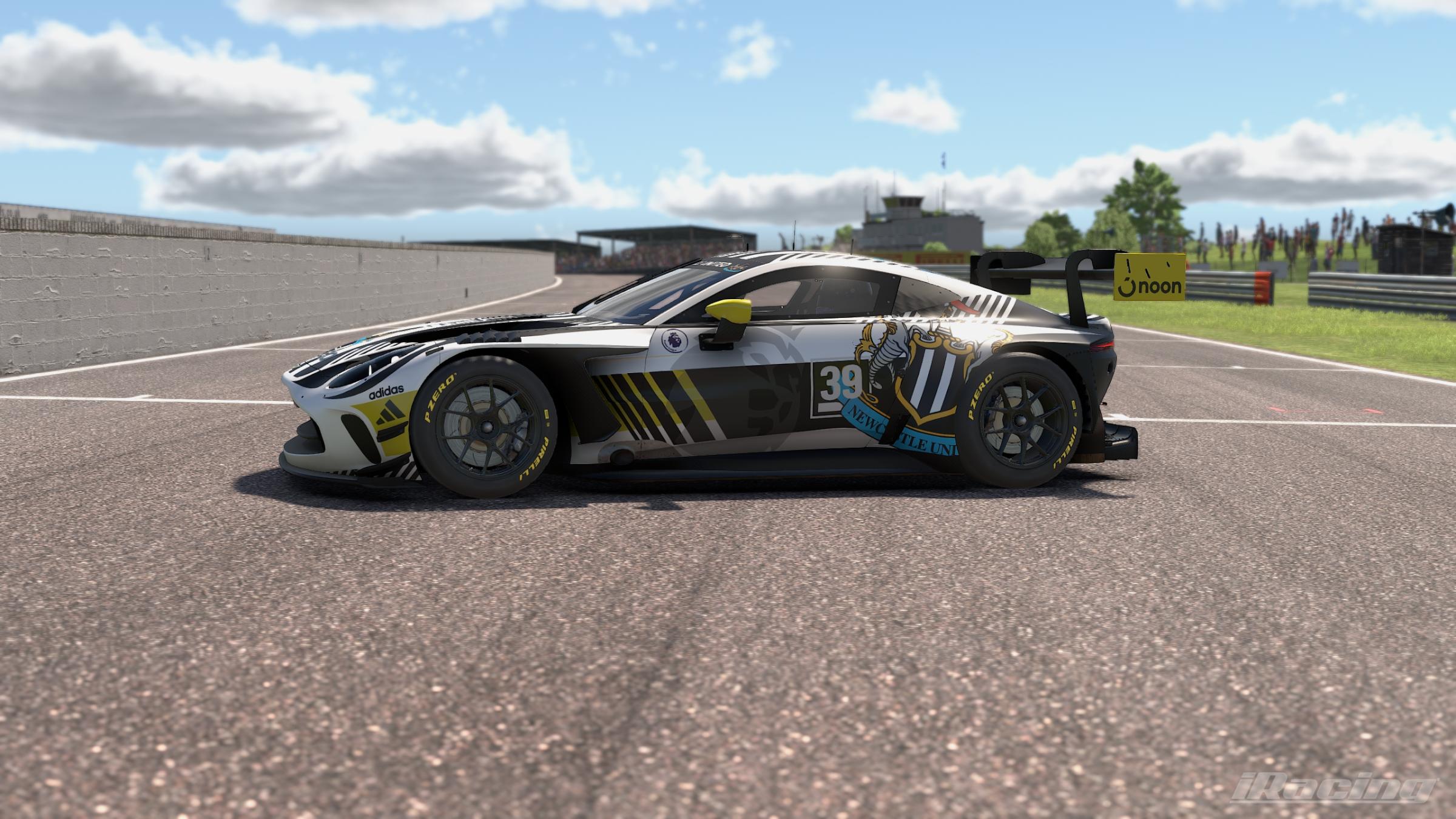 Preview of 2025 Newcastle United Aston Martin GT3 Evo by Paul R Chaloner