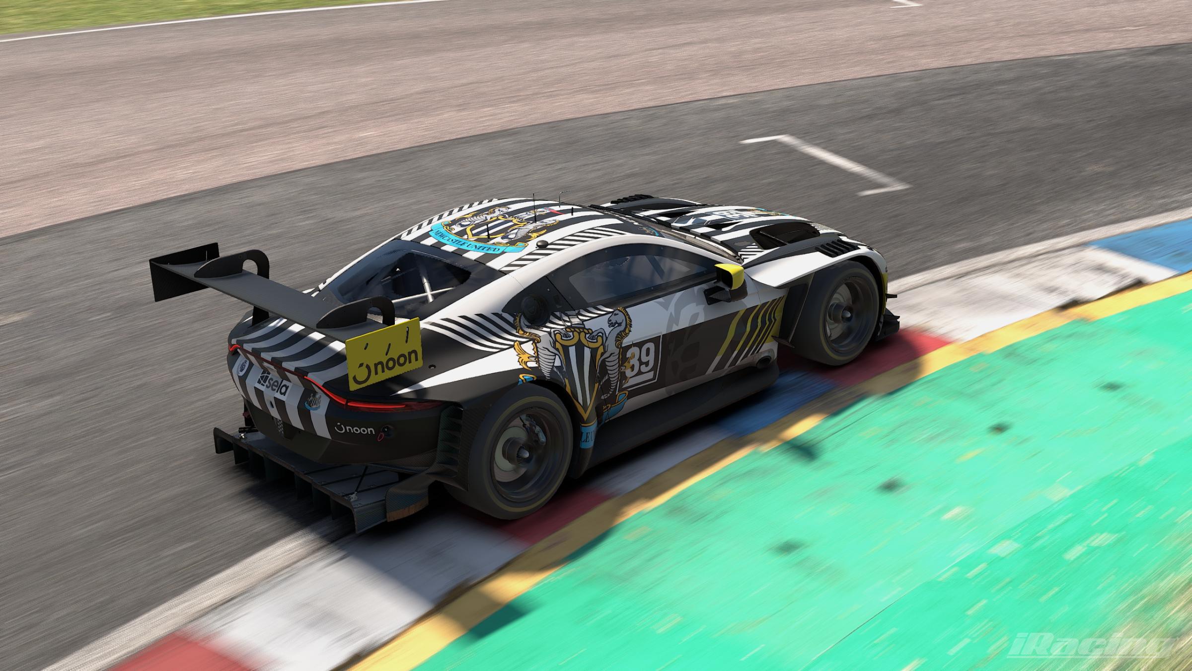 Preview of 2025 Newcastle United Aston Martin GT3 Evo by Paul R Chaloner