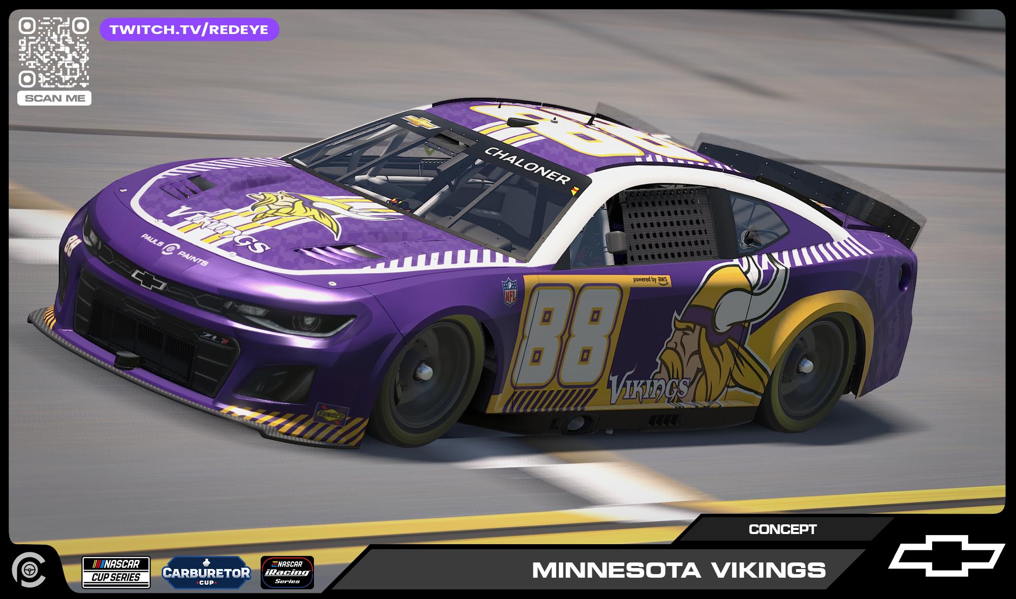Preview of 2025 Minnesota Vikings Nextgen Chevy by Paul R Chaloner