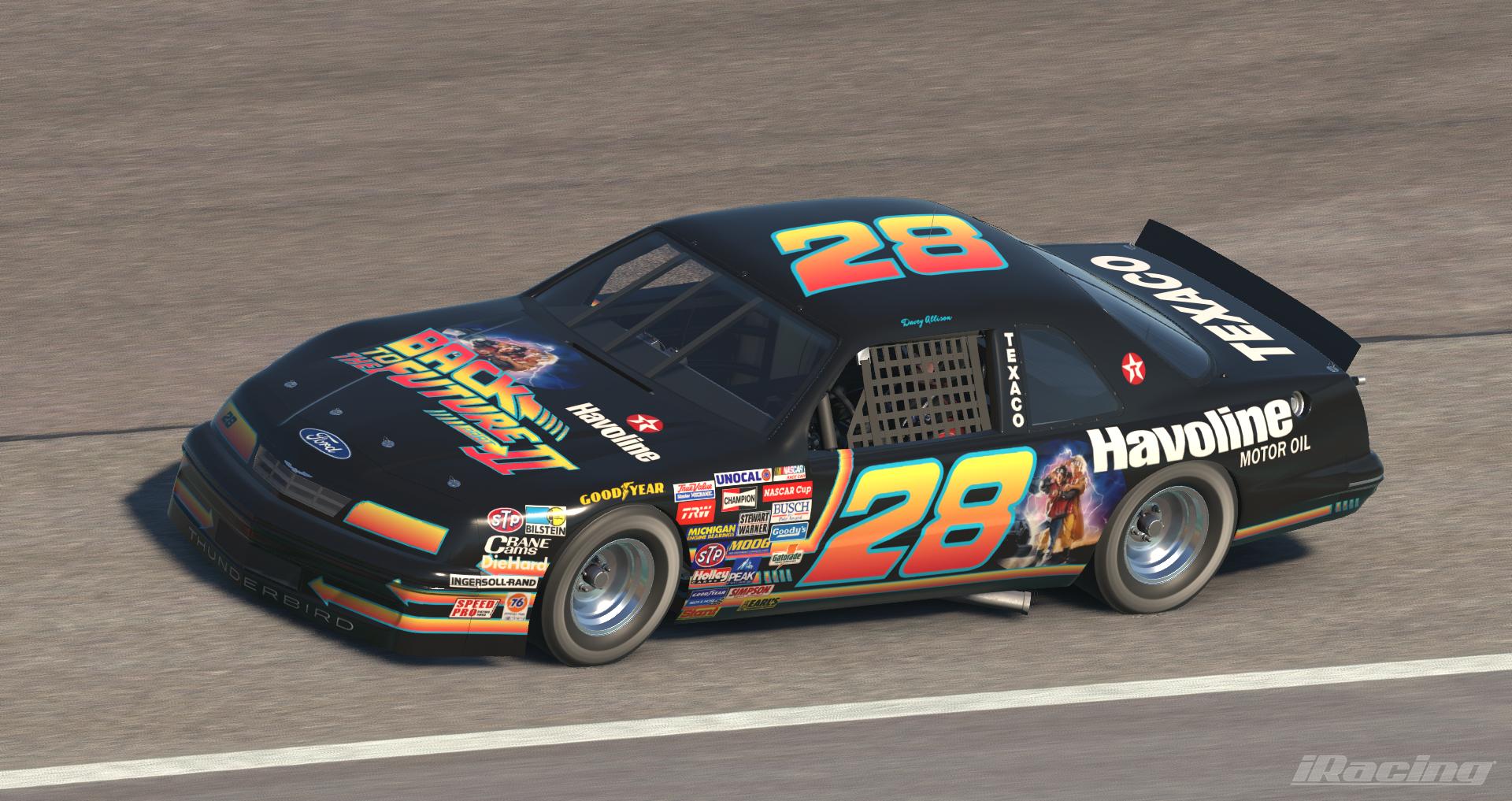 Preview of Davey Allison 1989 Back to the Future 2  by Kyle Carpenter