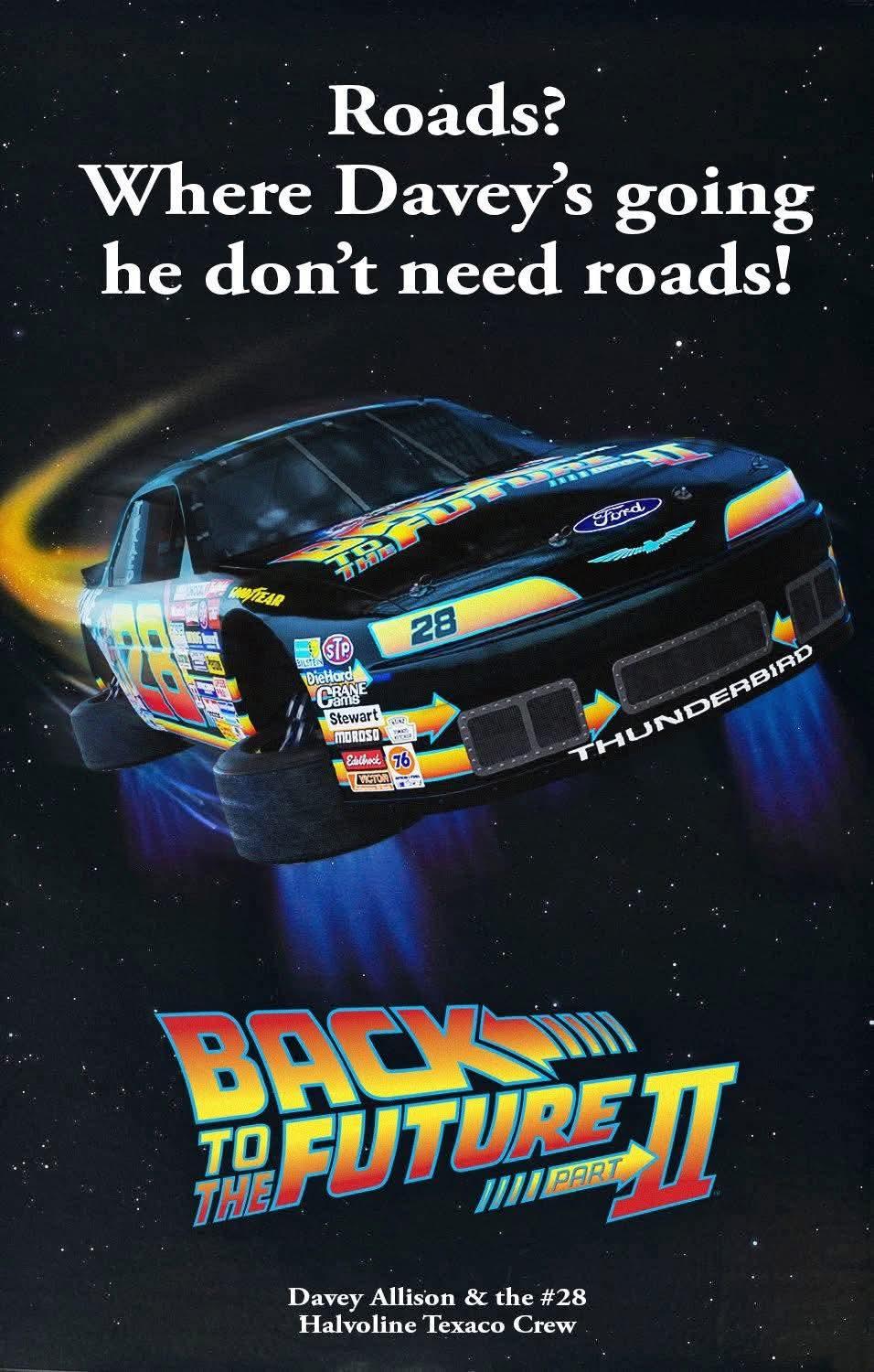 Preview of Davey Allison 1989 Back to the Future 2  by Kyle Carpenter