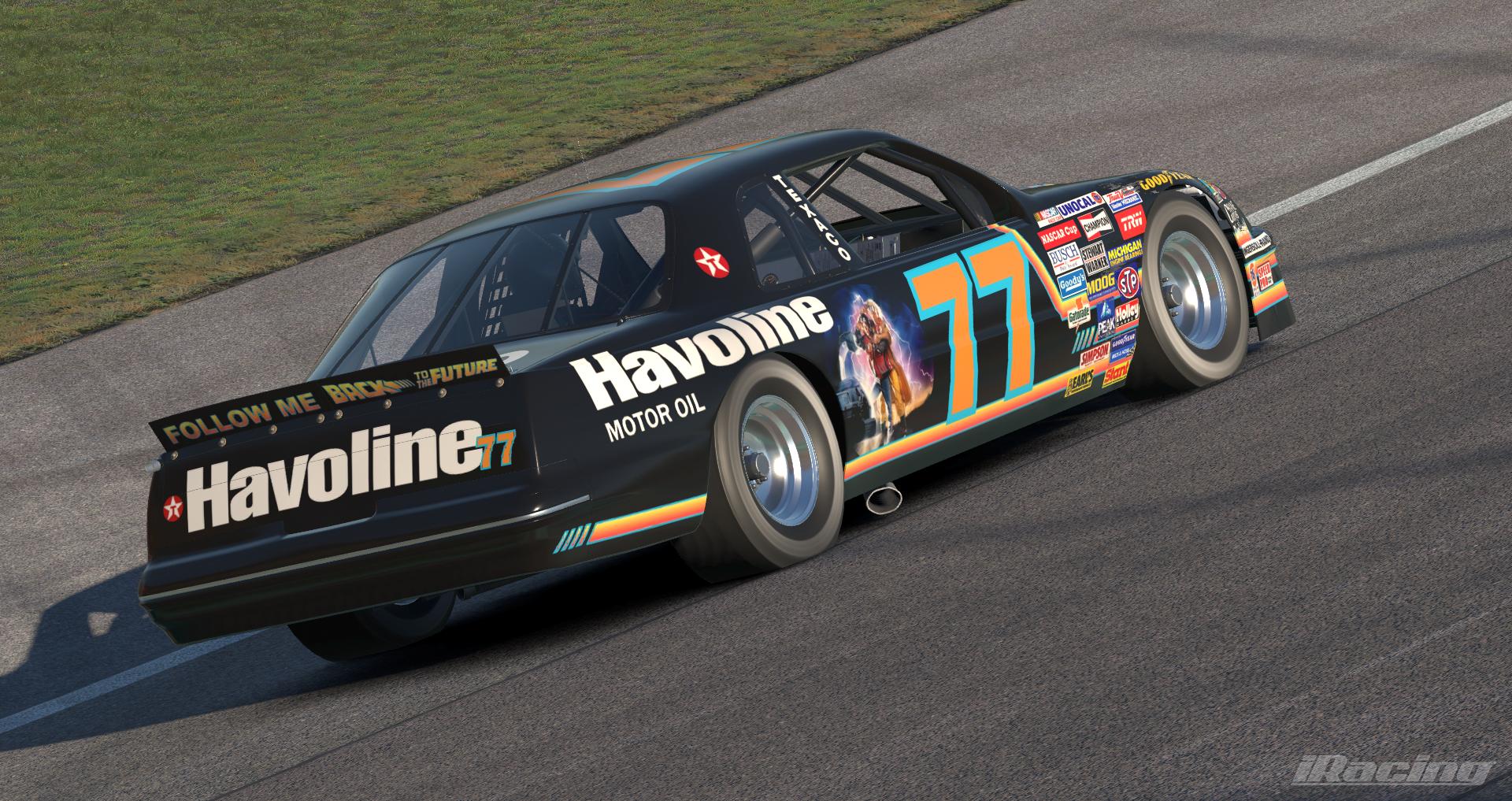 Preview of Davey Allison 1989 Back to the Future 2 Sim Stamp by Kyle Carpenter