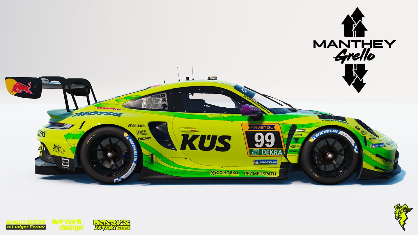 Preview of Porsche 992r GT3 Manthey Grello 2025 by Mabus T.