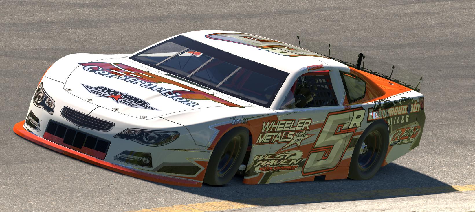 Preview of Reagan Fruge #5r Super Late Model by Travis Moore5