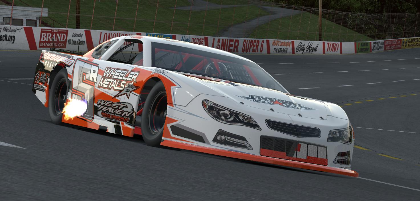 Preview of Reagan Fruge #5r Super Late Model by Travis Moore5