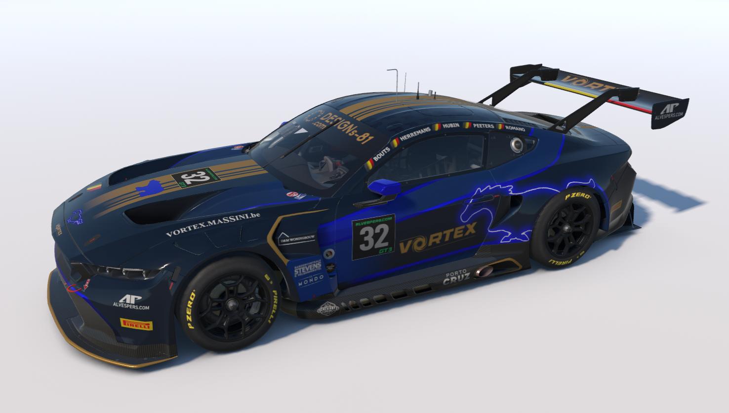 Preview of VORTEX Mustang GT3 - 2026 Edition by Pieter Cuypers