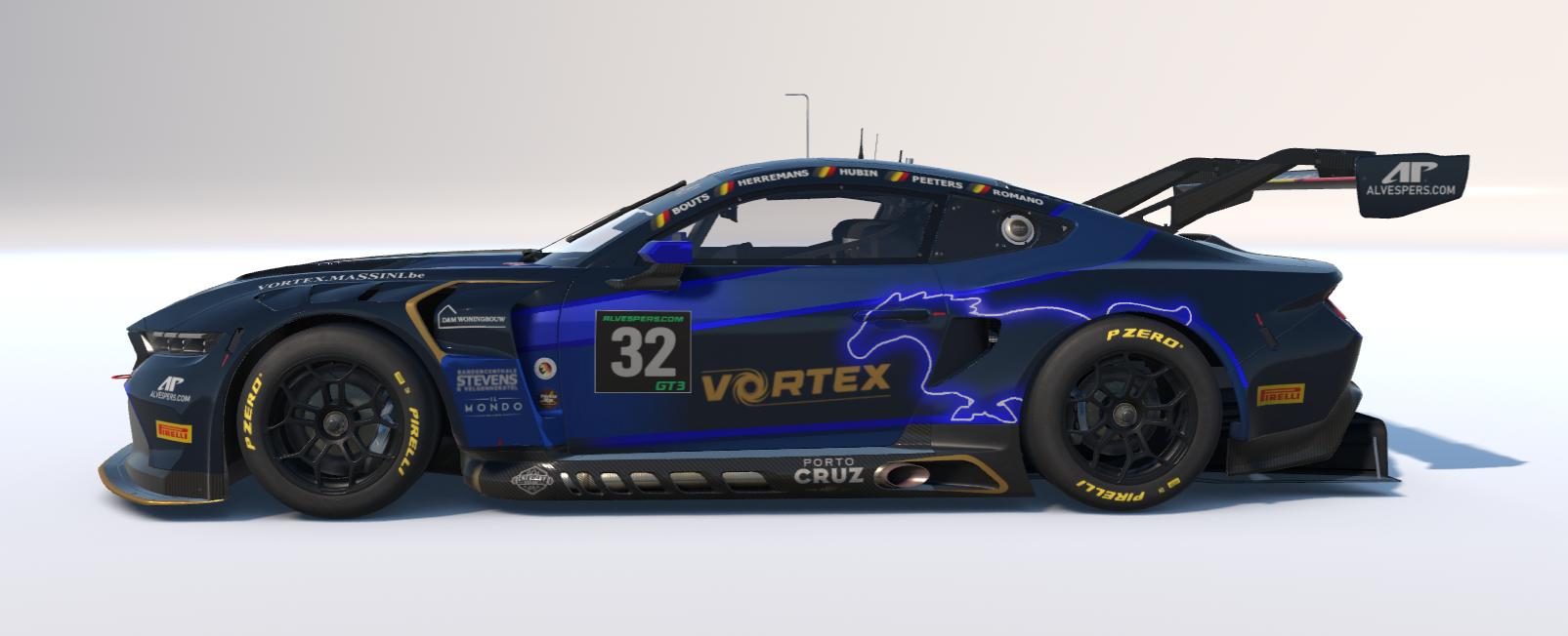 Preview of VORTEX Mustang GT3 - 2026 Edition by Pieter Cuypers