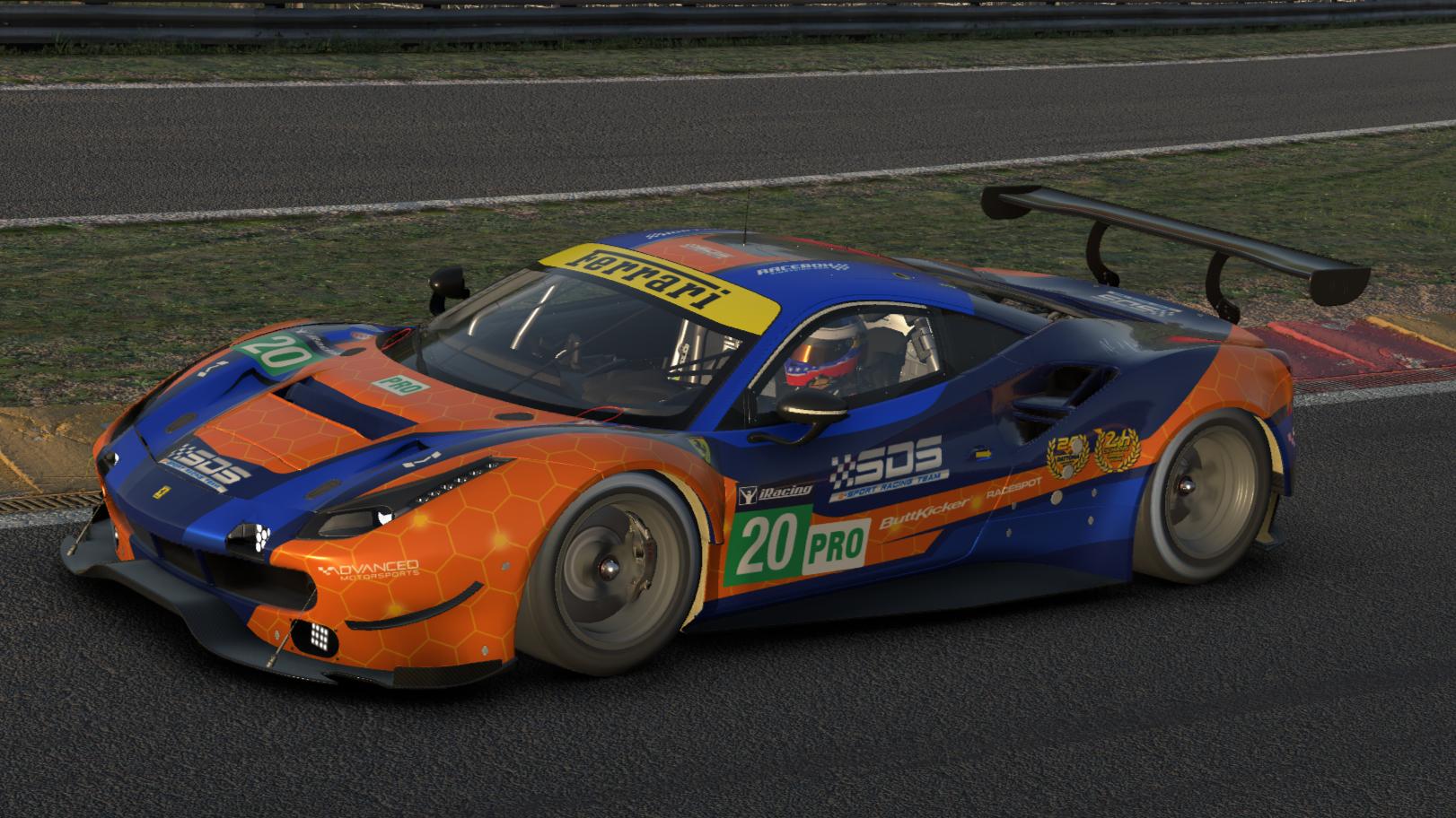 Preview of Ferrari 488 GTE SDS Racing Team 2026 by Paul Espina