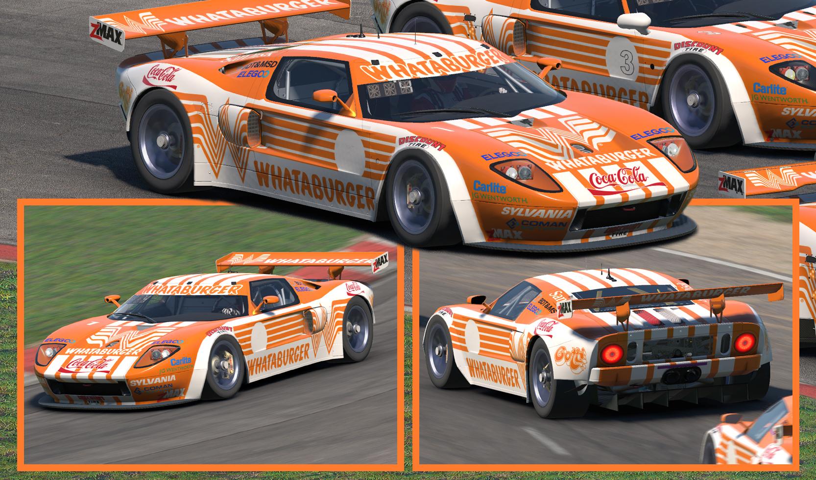 Preview of Ford GT3 Whataburger by Clyde Coman