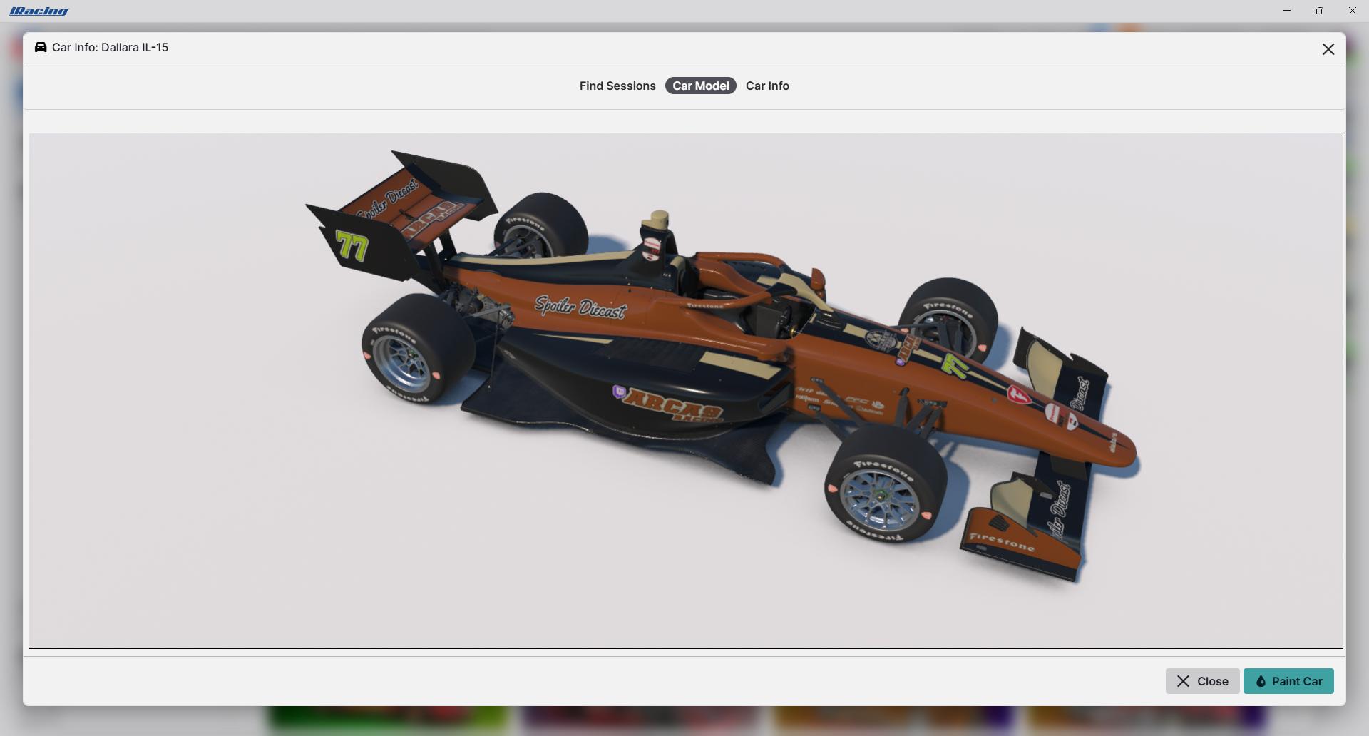 Preview of ARCA9 Racing/Spoiler Diecast Indy NXT by Jamie Dobbs