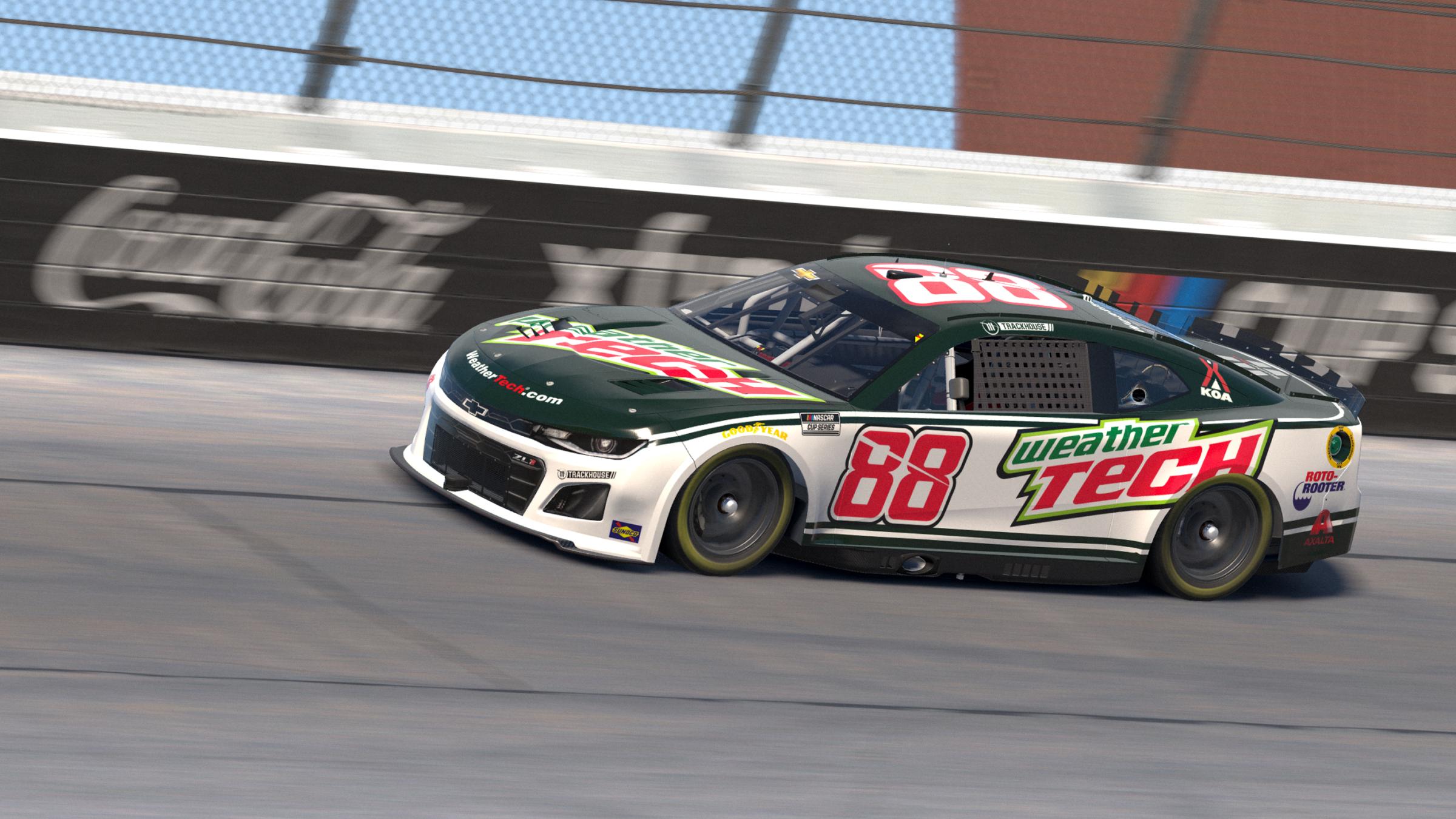 Preview of Connor Zilisch / Trackhouse #88 Dale Earnhardt Jr. Throwback by Bradley I.