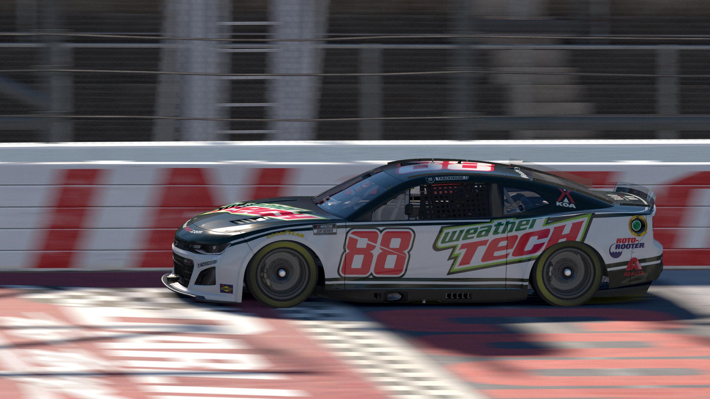 Preview of Connor Zilisch / Trackhouse #88 Dale Earnhardt Jr. Throwback by Bradley I.