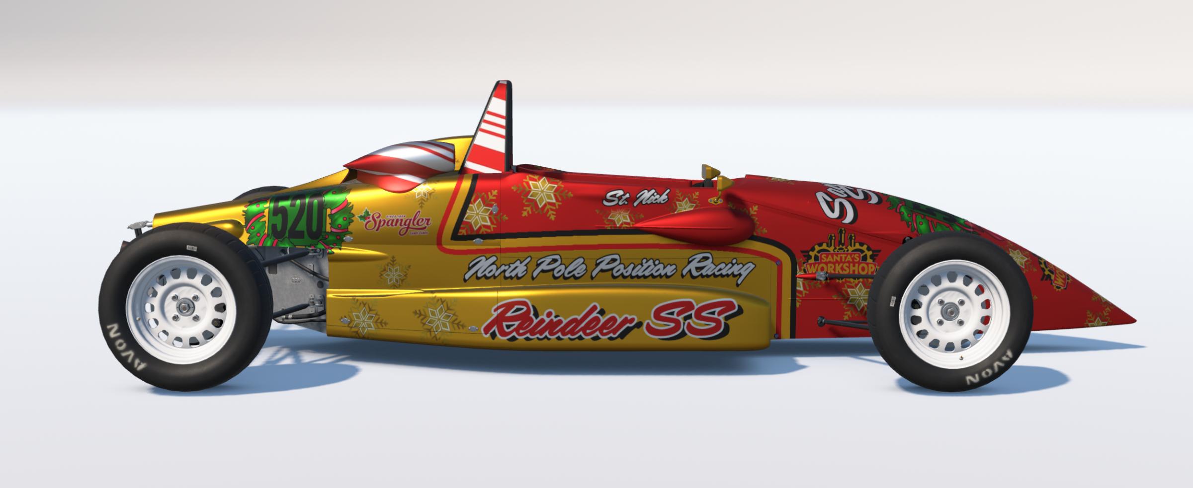 Preview of Santa Sleigh Holiday Christmas FF1600 by Michael C.