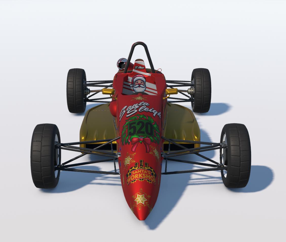Preview of Santa Sleigh Holiday Christmas FF1600 by Michael C.