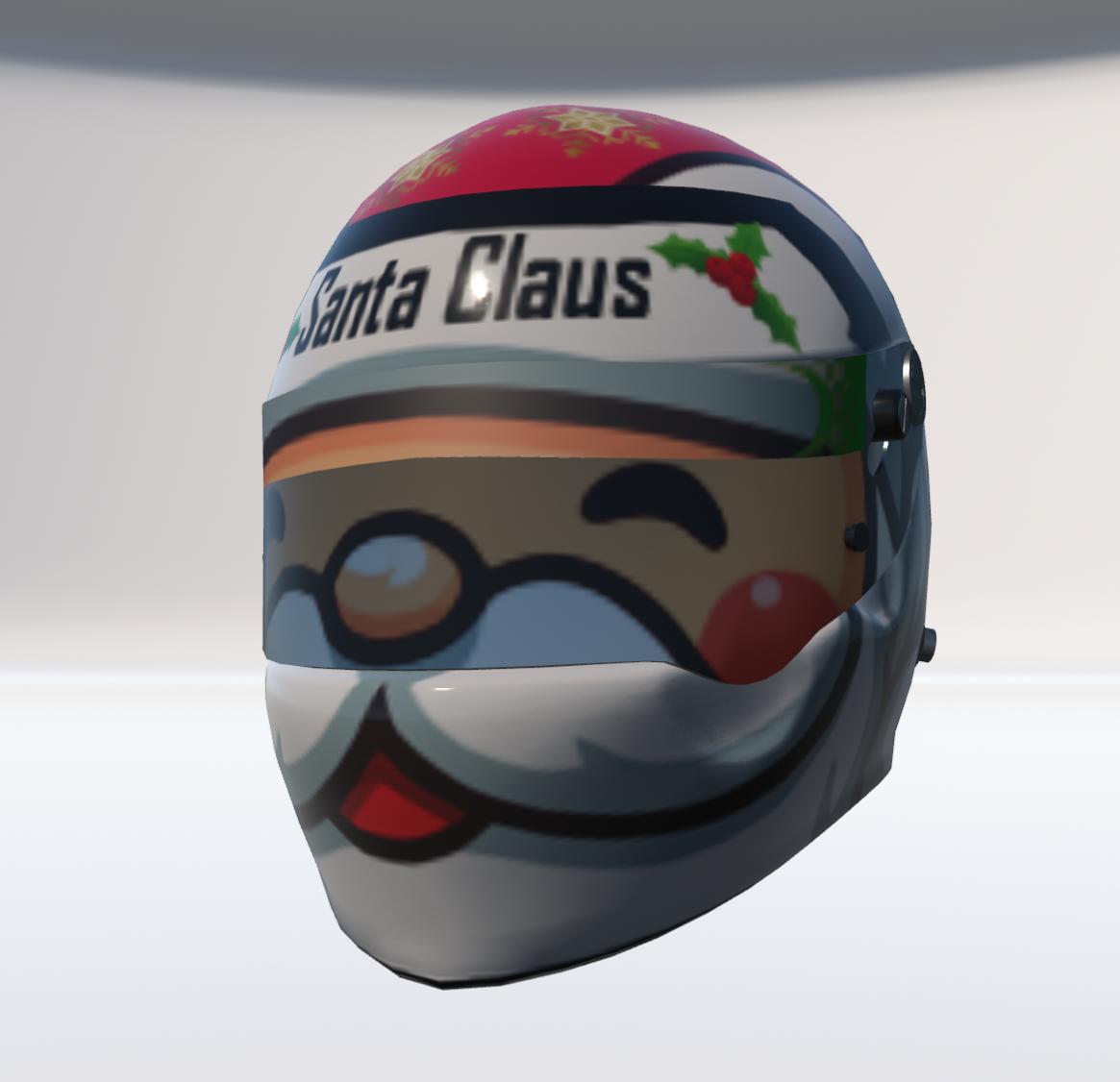 Preview of Santa Claus Christmas Holiday Helmet by Michael C.
