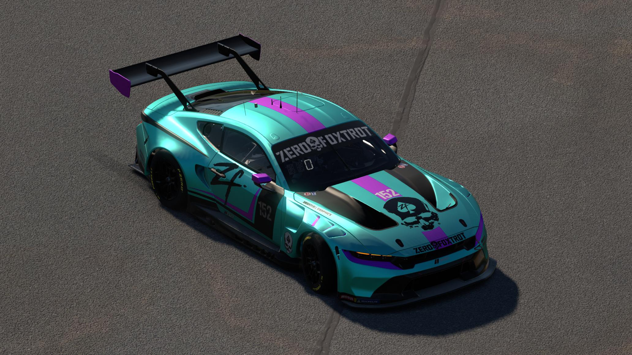 Preview of Zero Foxtrot GT3 Mustang by Knightfall Graphics by Matt J K.