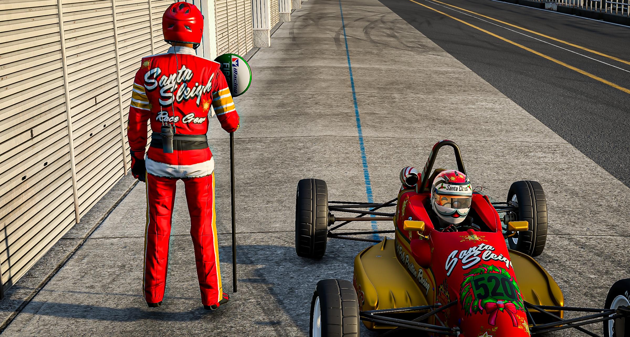 Preview of Santa Sleigh Christmas Holiday Suit by Michael C.