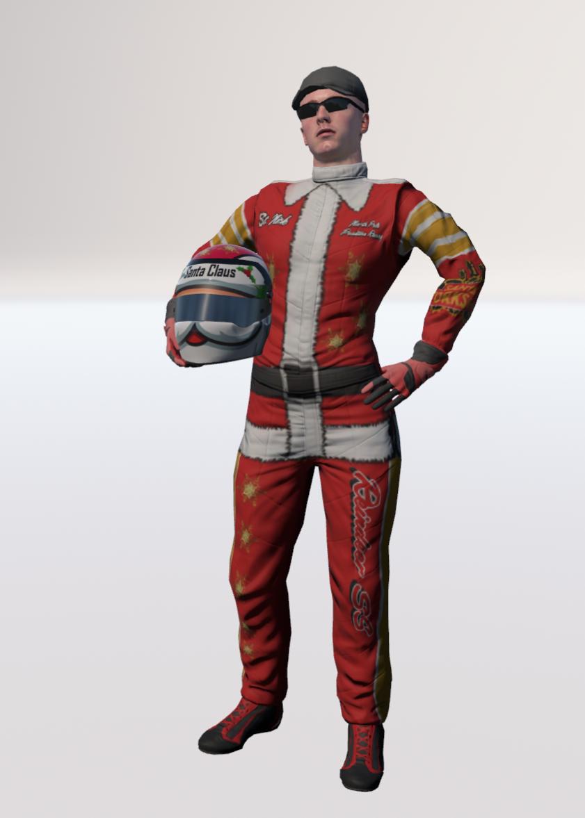 Preview of Santa Sleigh Christmas Holiday Suit by Michael C.