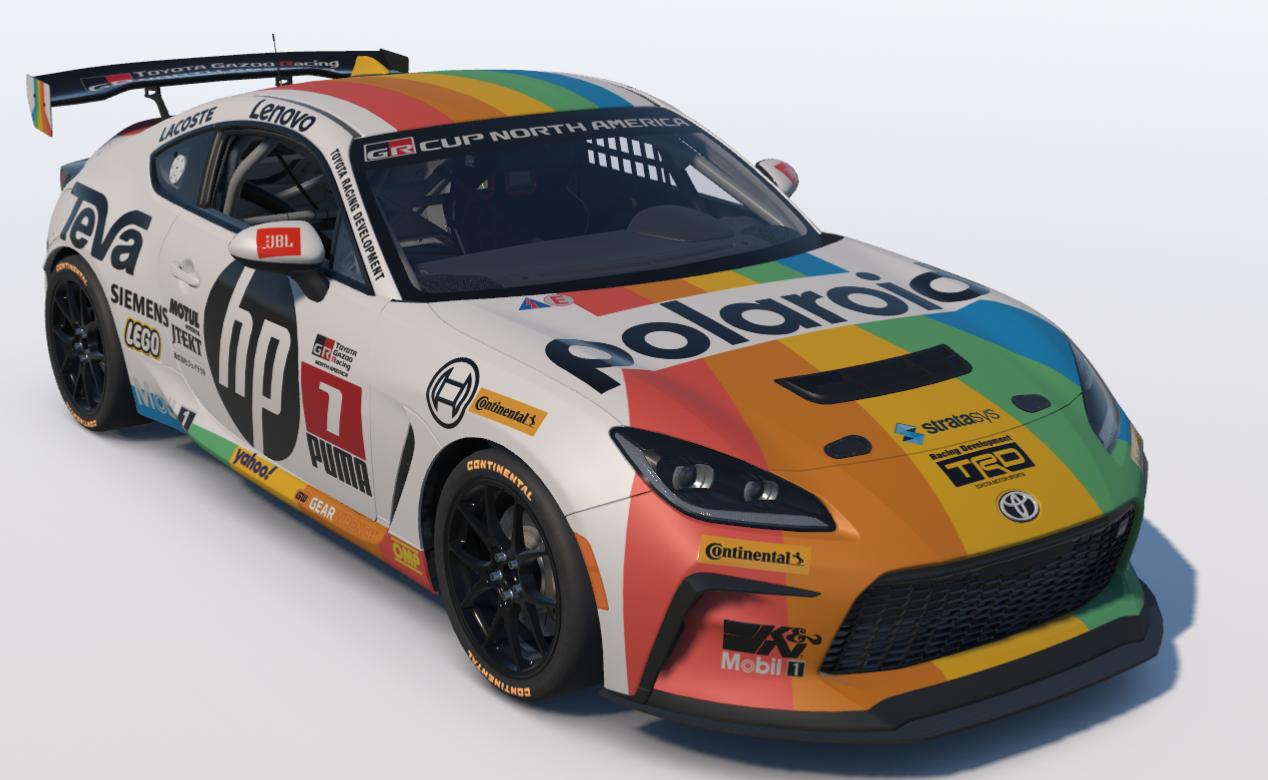 Preview of Polaroid/Hewlett Packard Toyota GR86 by Ronald Lawson2