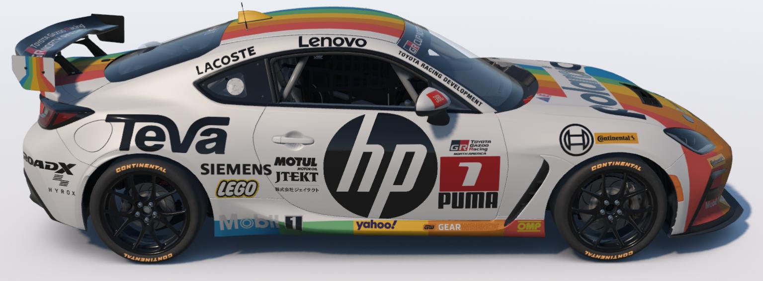 Preview of Polaroid/Hewlett Packard Toyota GR86 by Ronald Lawson2