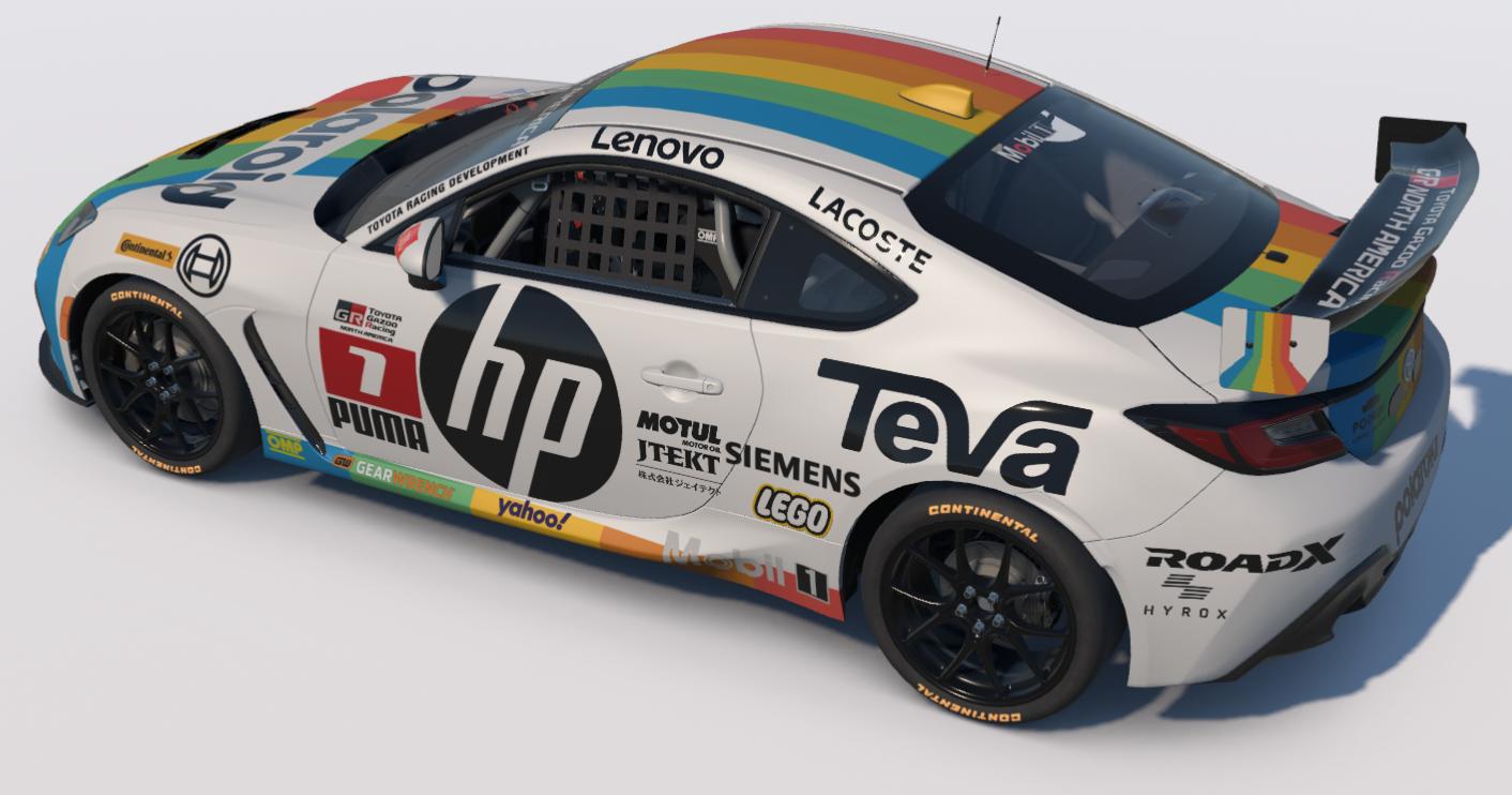 Preview of Polaroid/Hewlett Packard Toyota GR86 by Ronald Lawson2