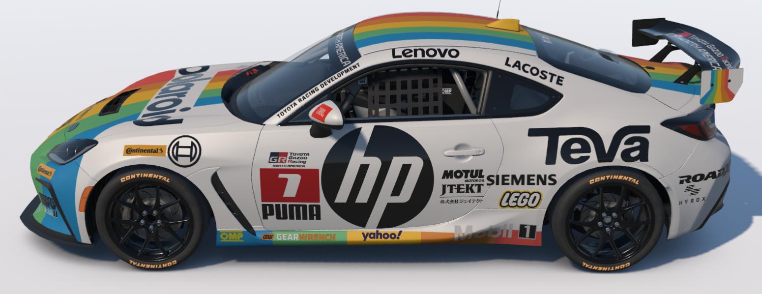Preview of Polaroid/Hewlett Packard Toyota GR86 by Ronald Lawson2