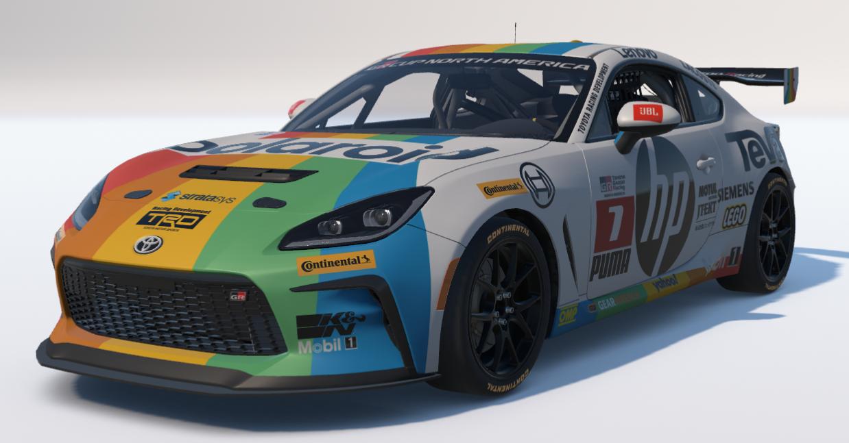 Preview of Polaroid/Hewlett Packard Toyota GR86 by Ronald Lawson2