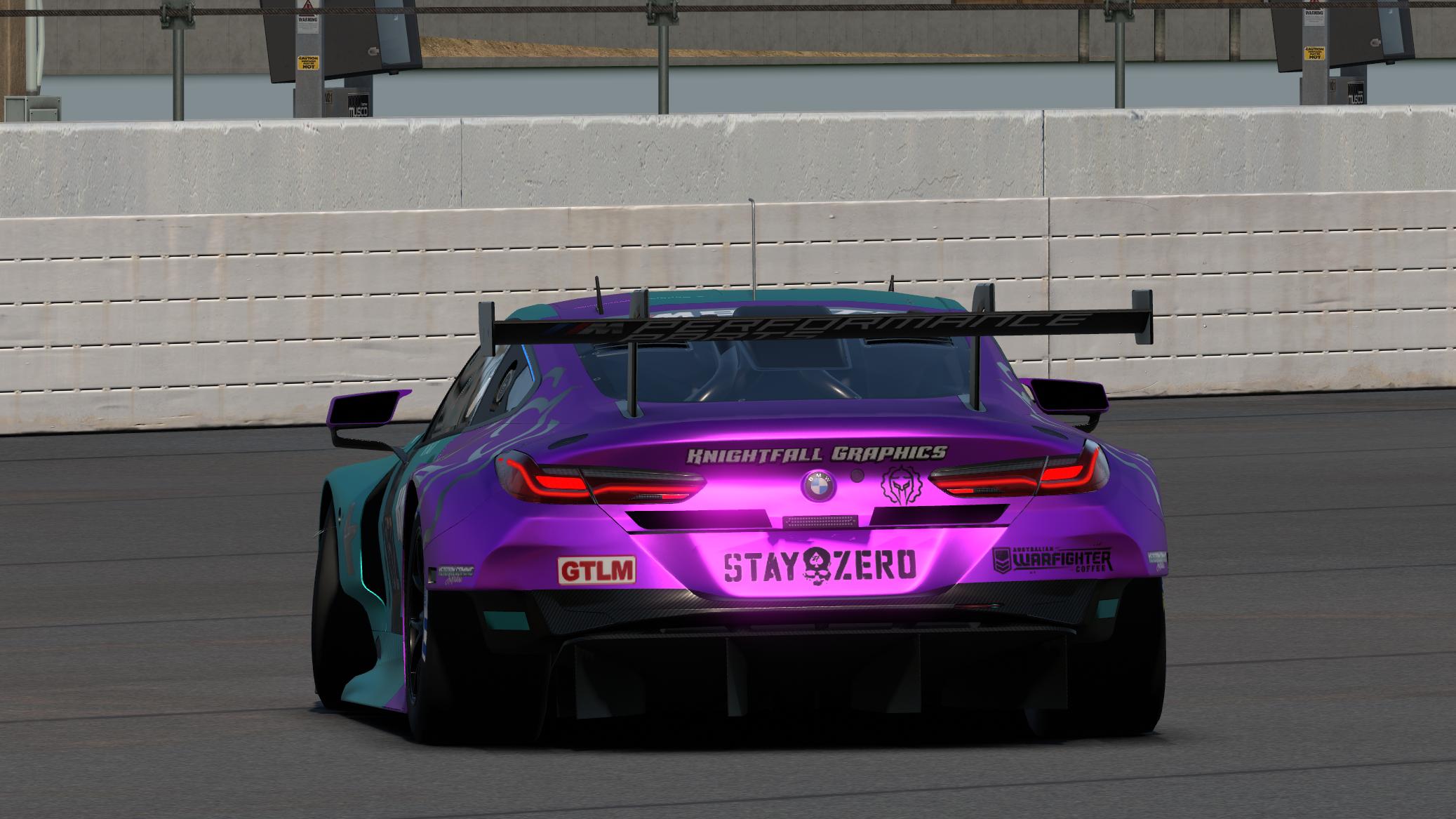 Preview of Knightfall Graphics Livery of BMW M8 GTE by Matt J K.